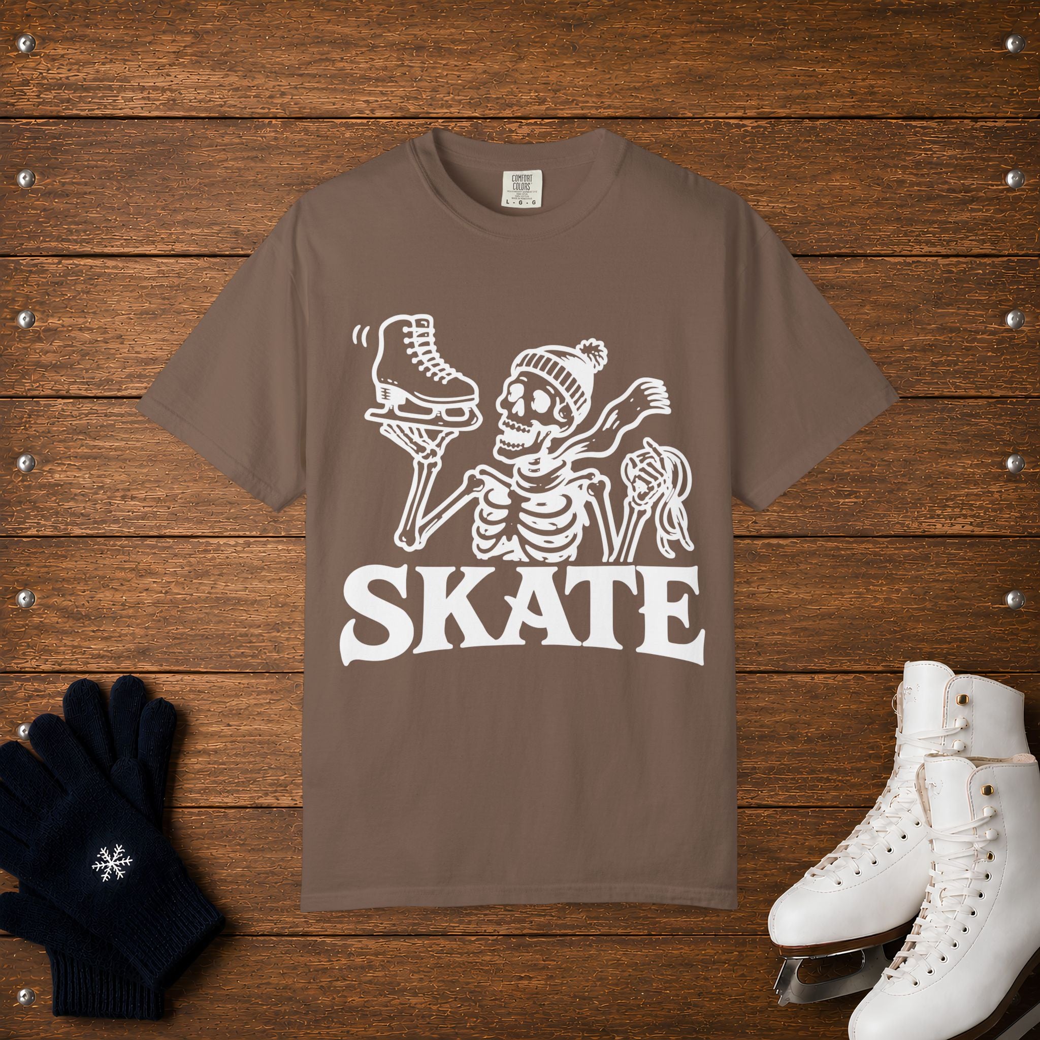 Skeleton-SKATE T-Shirt