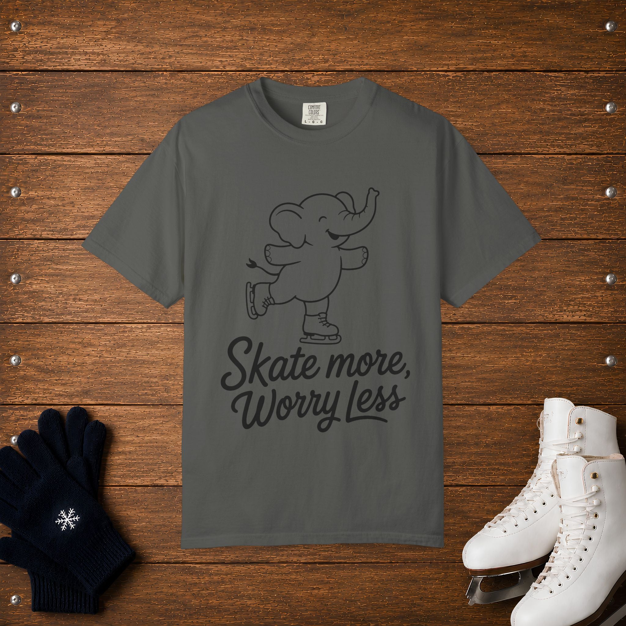 Worry Less- Elephant T-Shirt