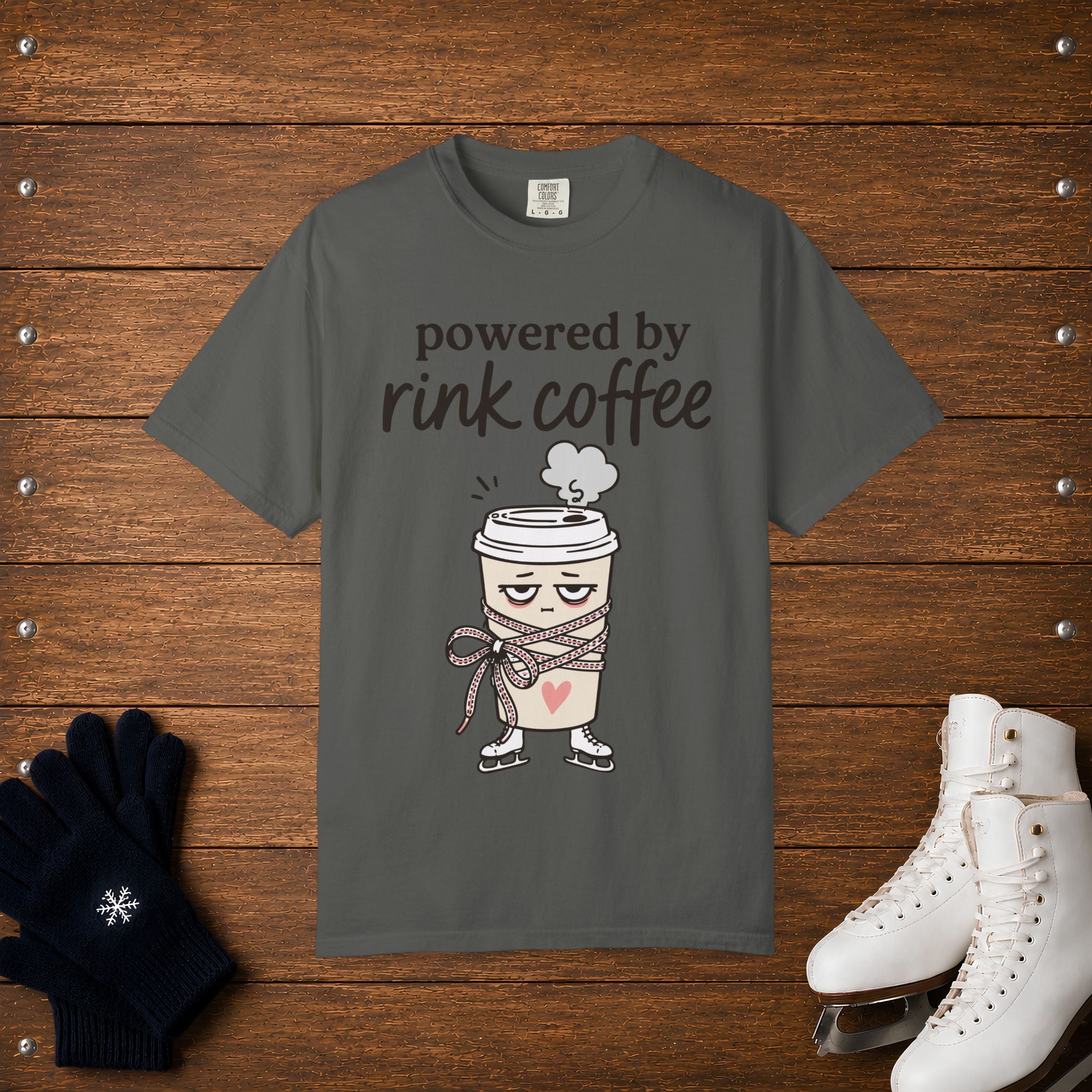 Powered By Rink Coffee T-Shirt