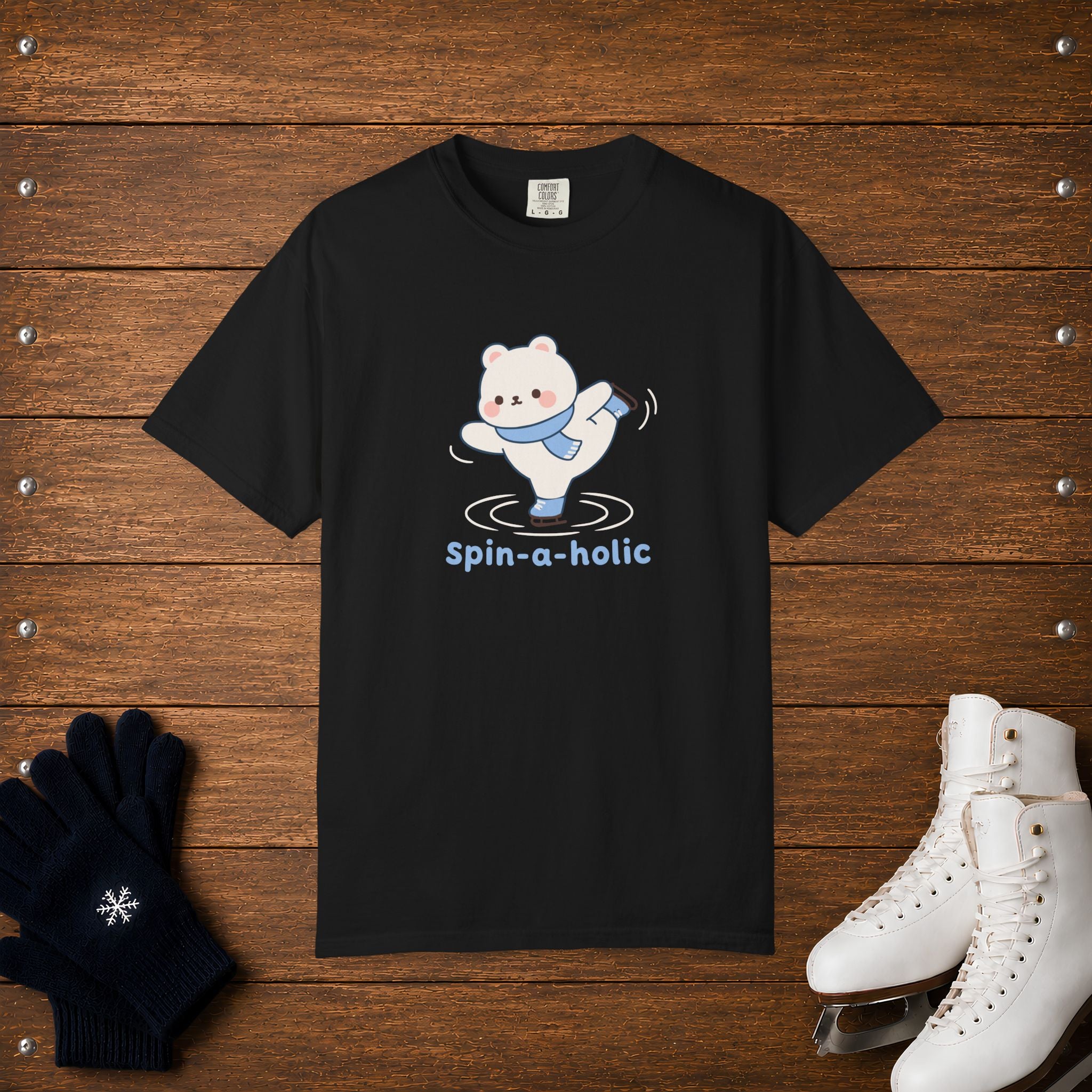 Spin-a-holic Bear T-Shirt