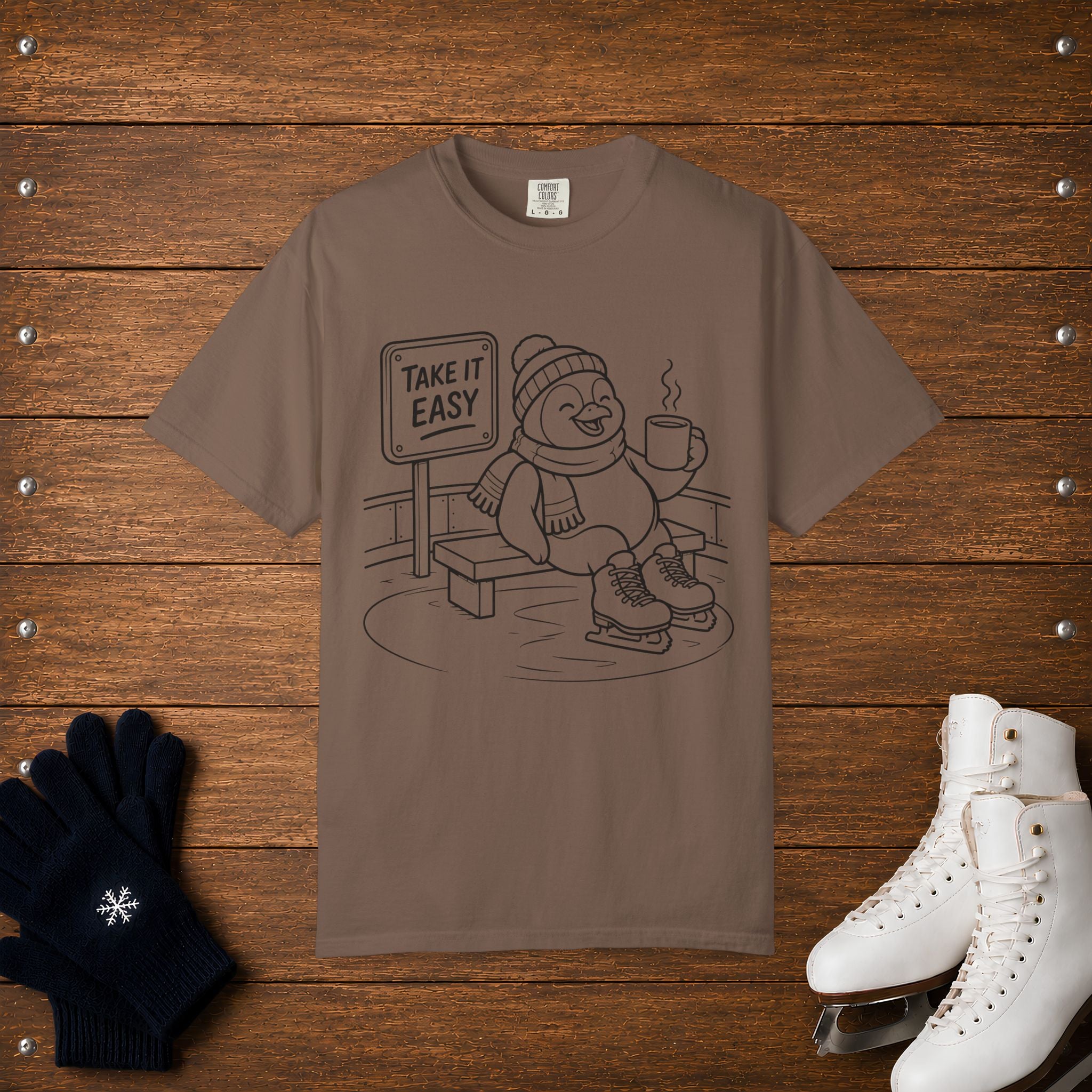 Take It Easy- Penguin T-Shirt