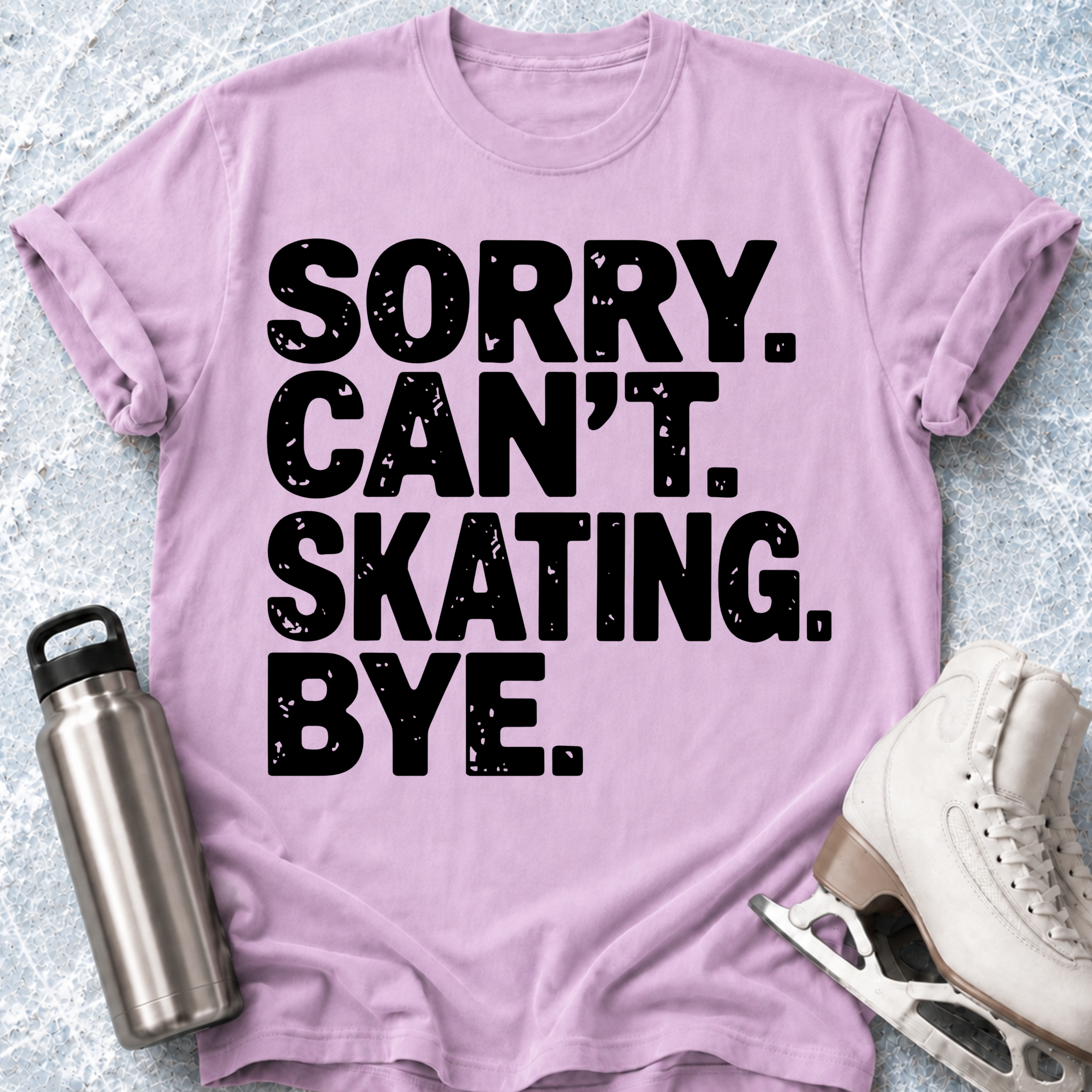 Sorry. Can't. Skating T-Shirt