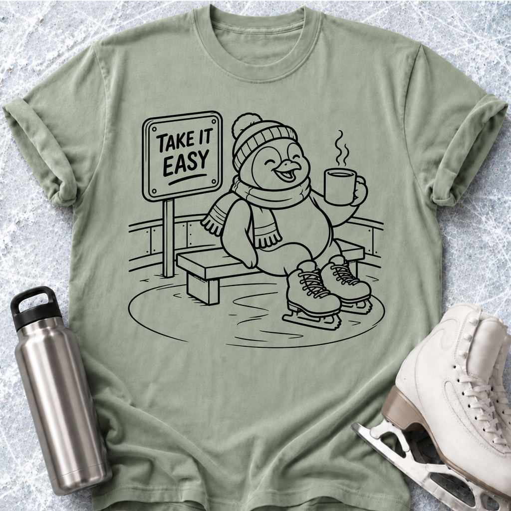 Take It Easy- Penguin T-Shirt
