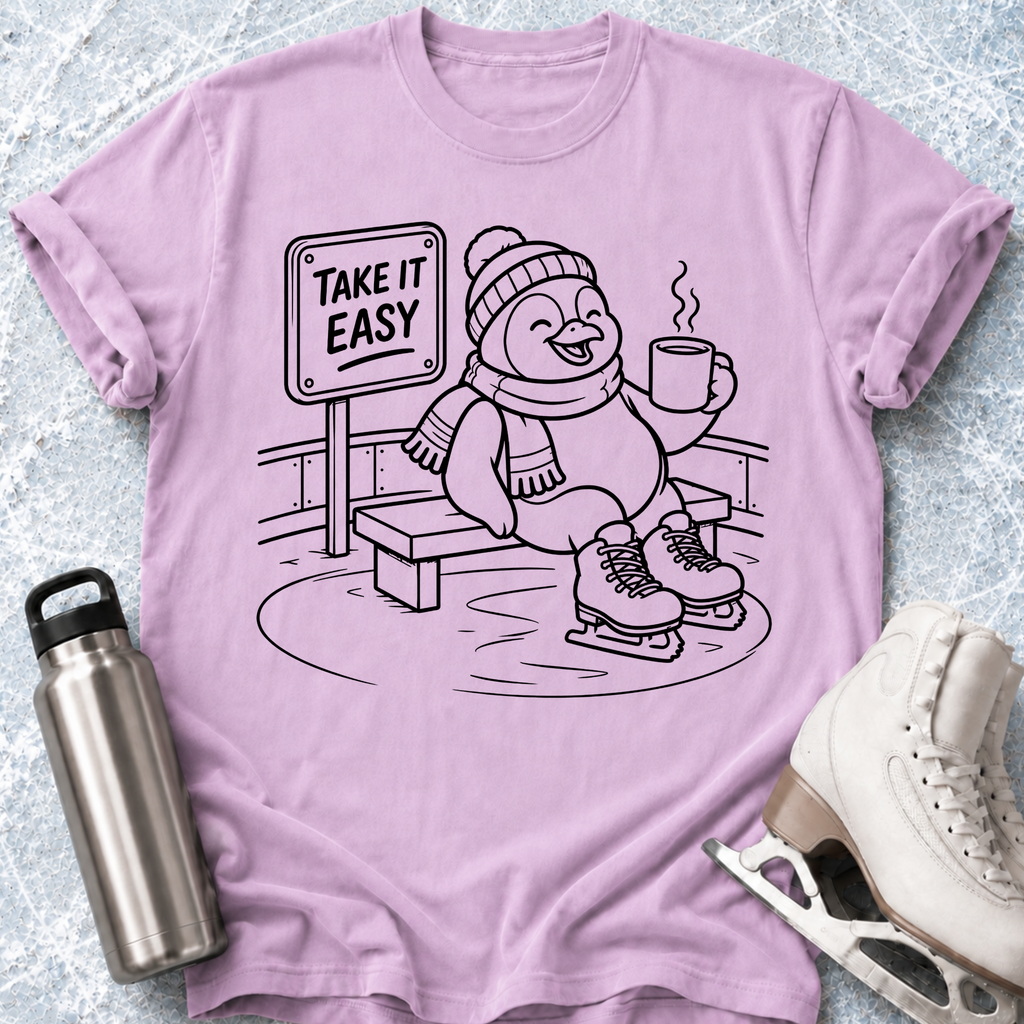 Take It Easy- Penguin T-Shirt