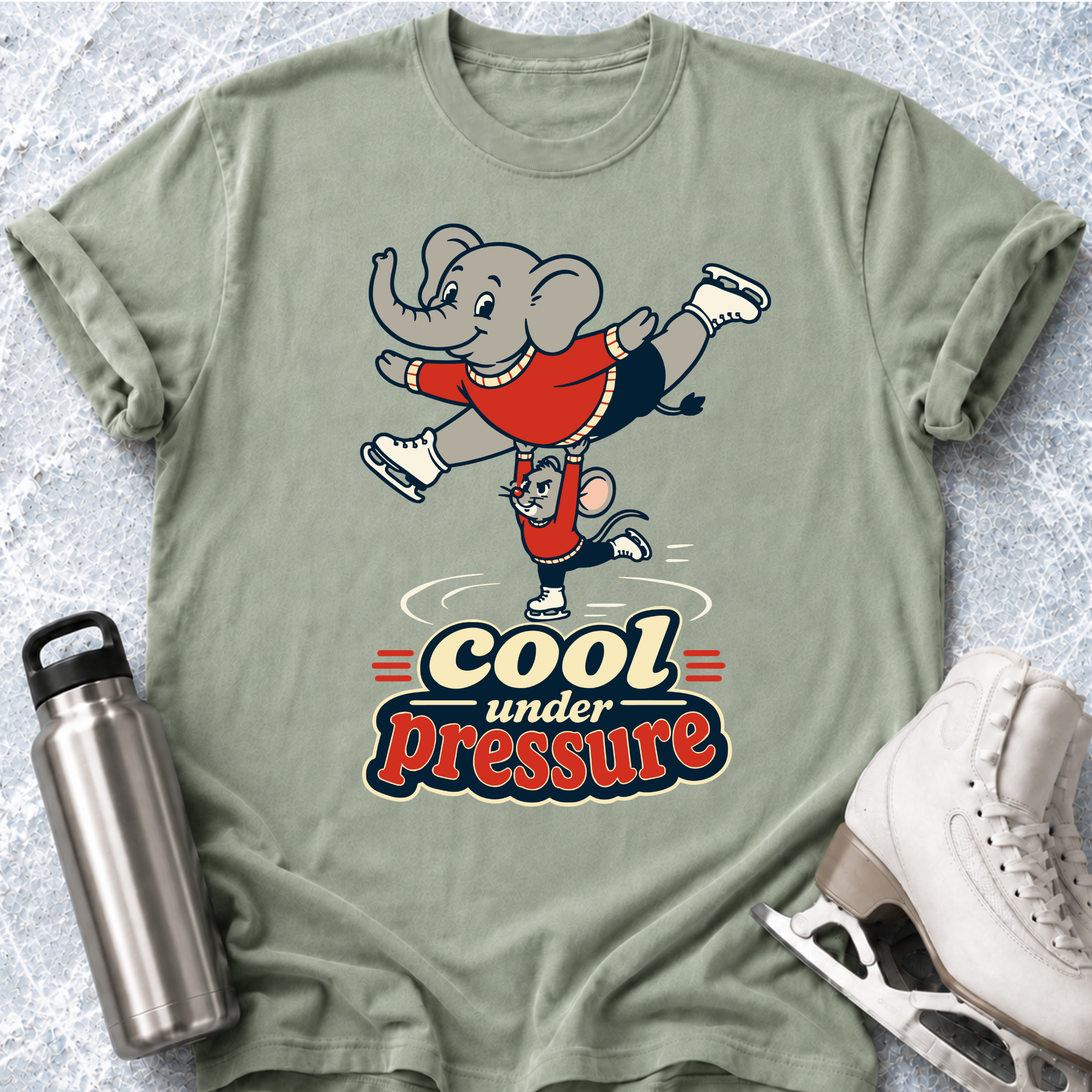 Cool Under Pressure- Pairs T-Shirt