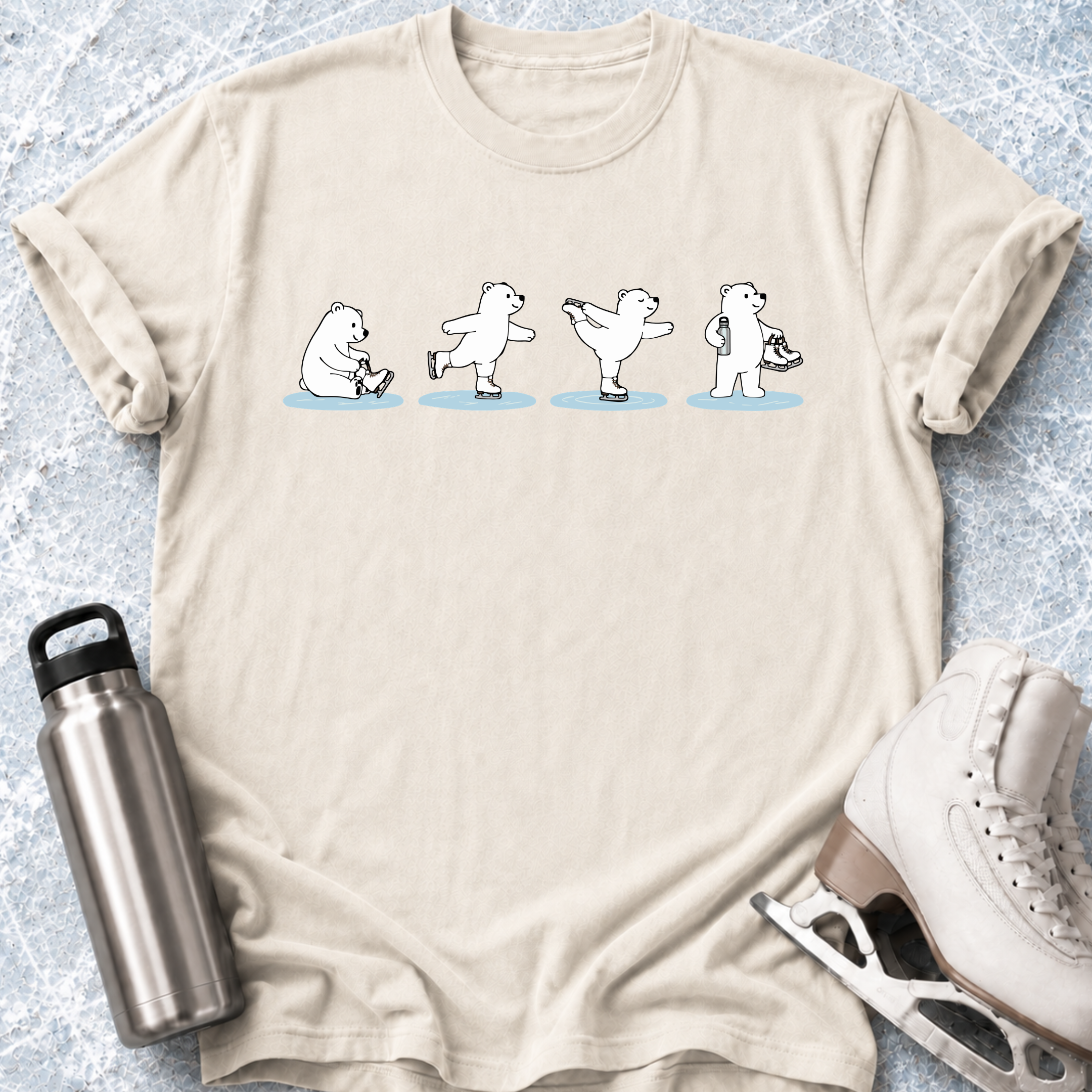 Whimsical Polar Bear T-Shirt