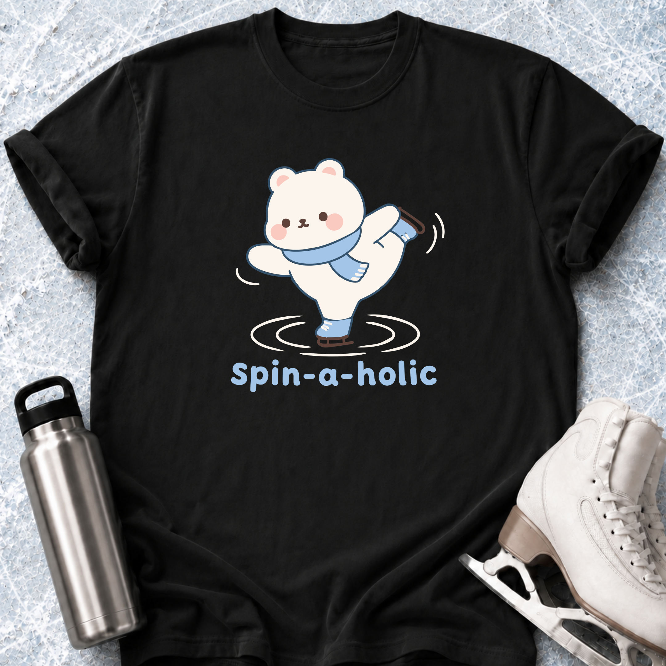 Spin-a-holic Bear T-Shirt
