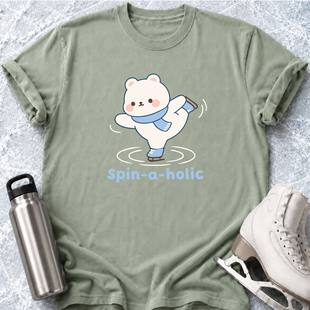 Spin-a-holic Bear T-Shirt
