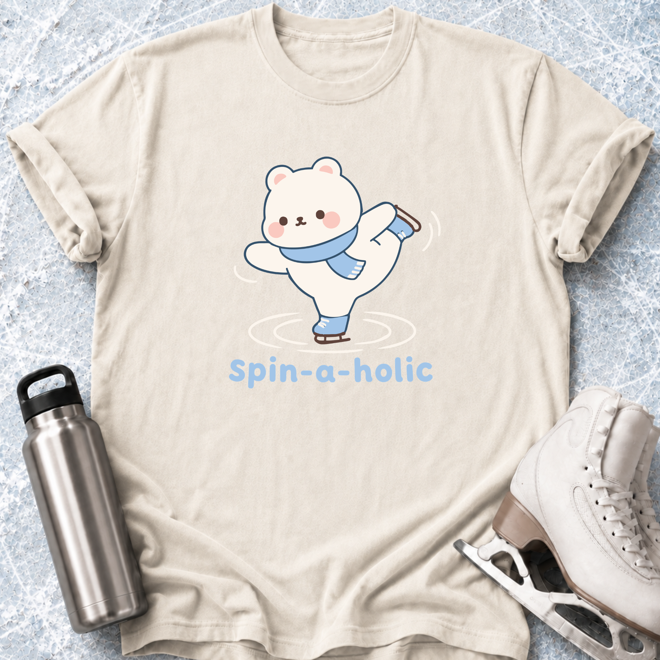 Spin-a-holic Bear T-Shirt