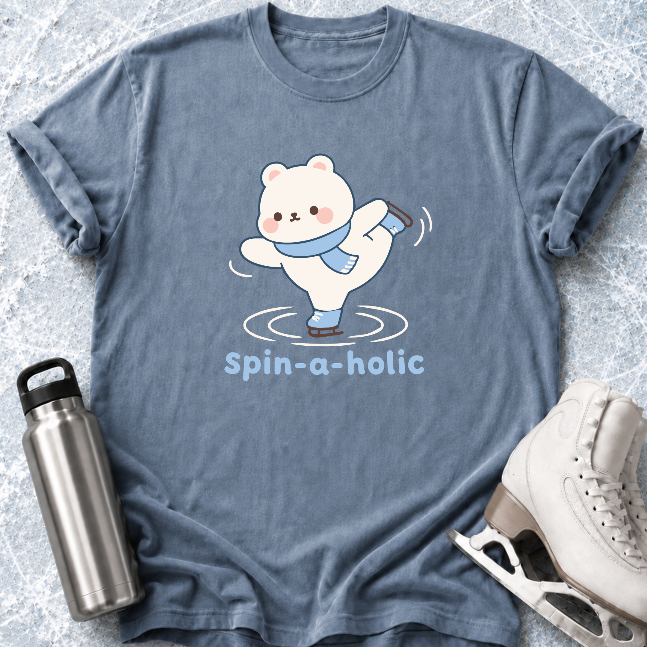 Spin-a-holic Bear T-Shirt