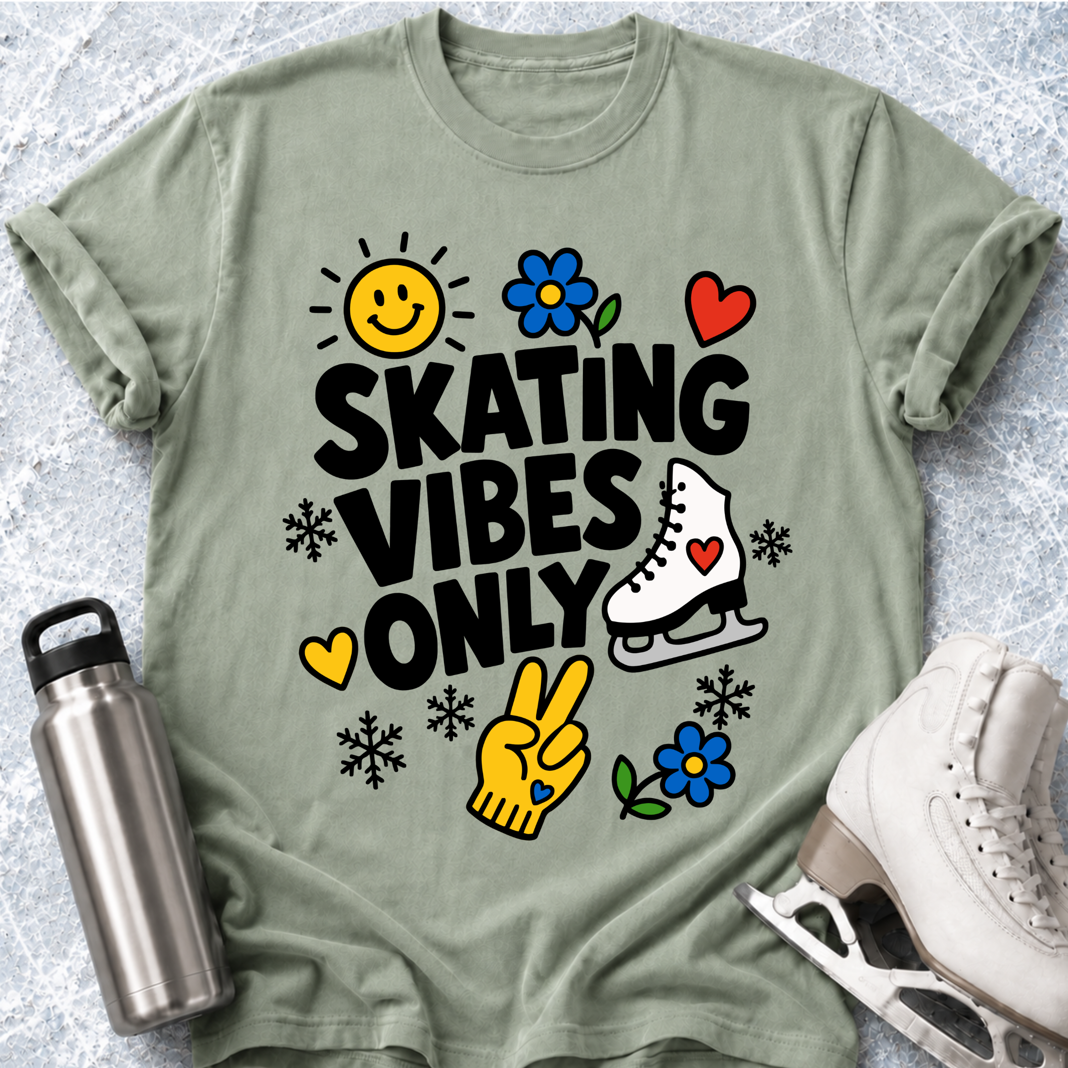 Skating Vibes Only T-Shirt