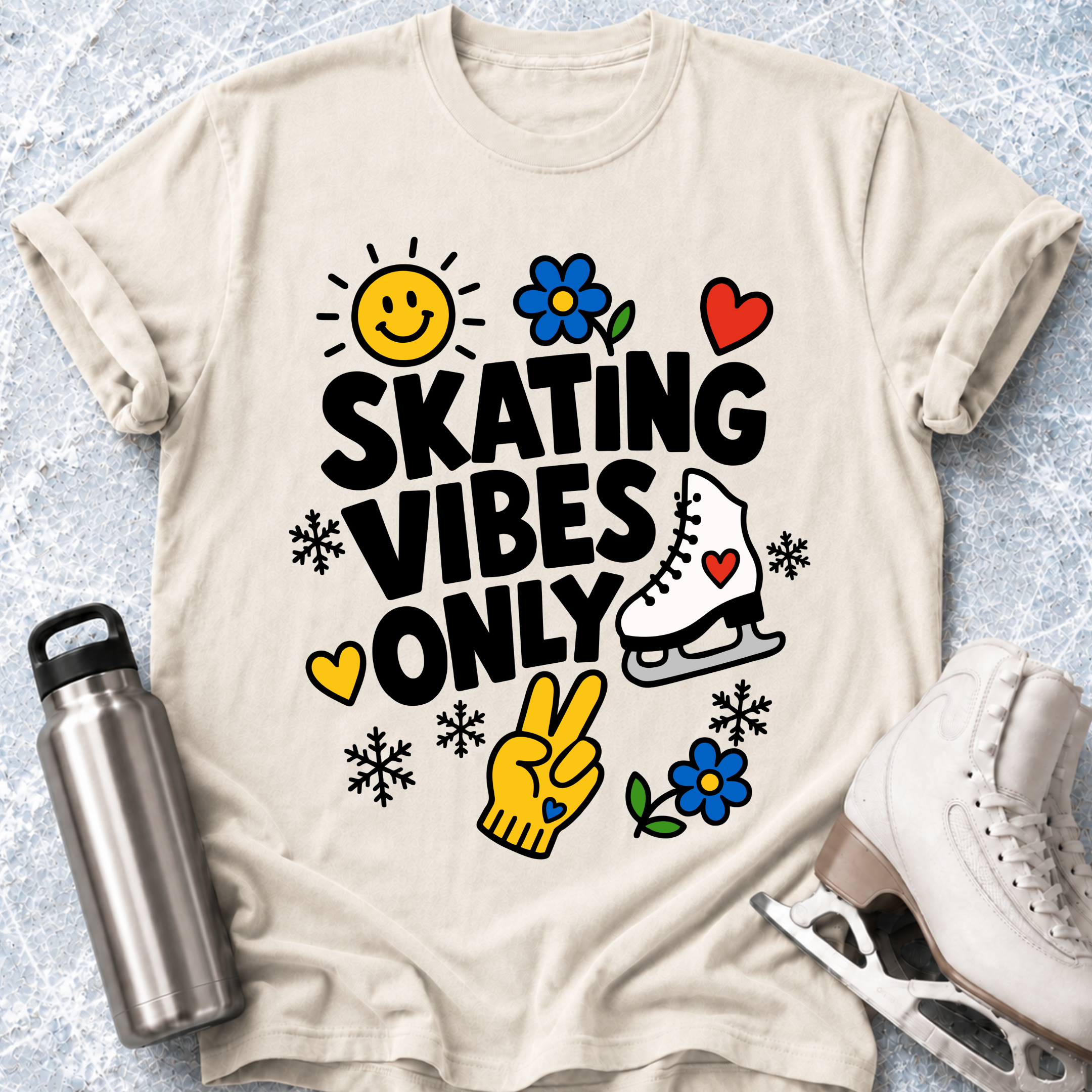 Skating Vibes Only T-Shirt