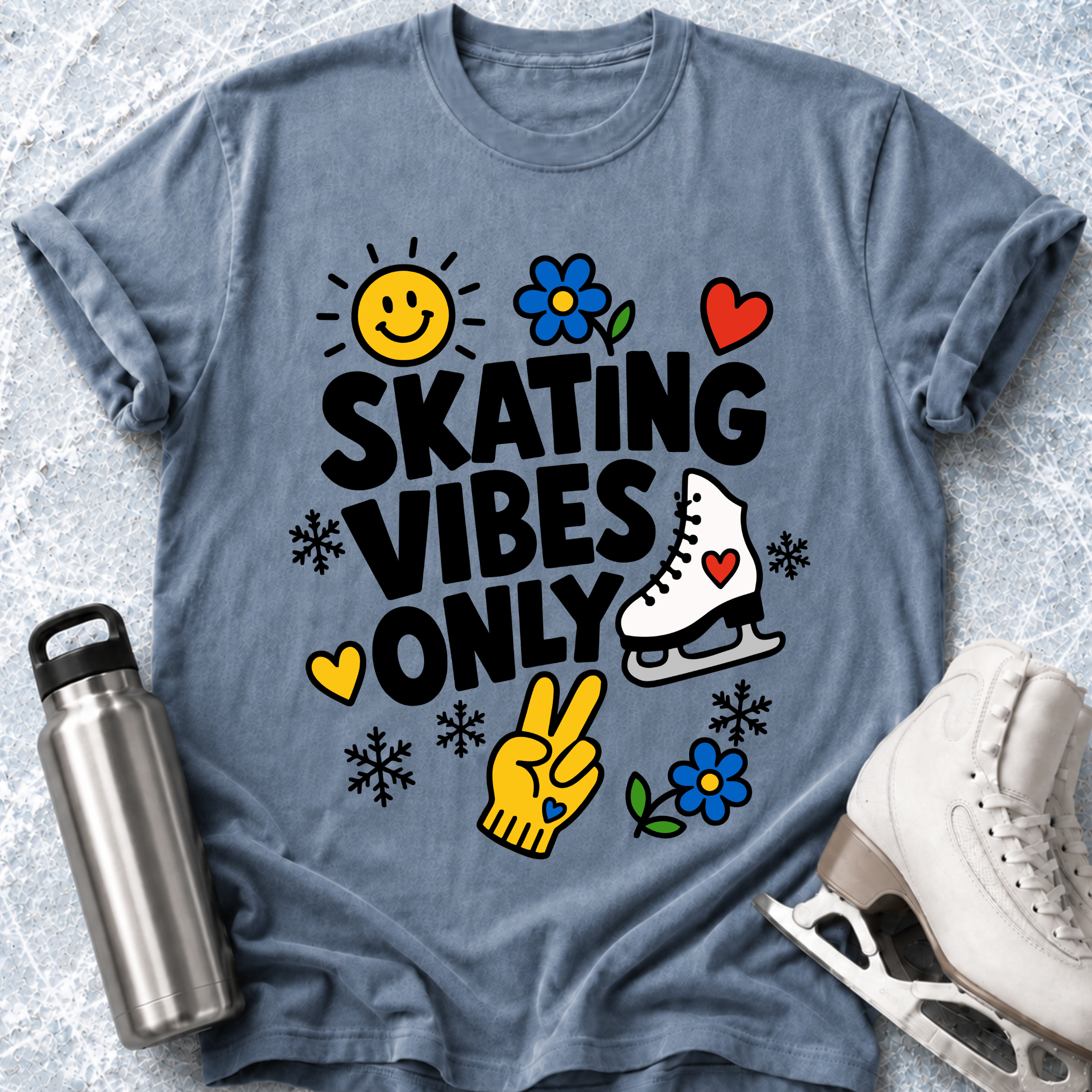 Skating Vibes Only T-Shirt