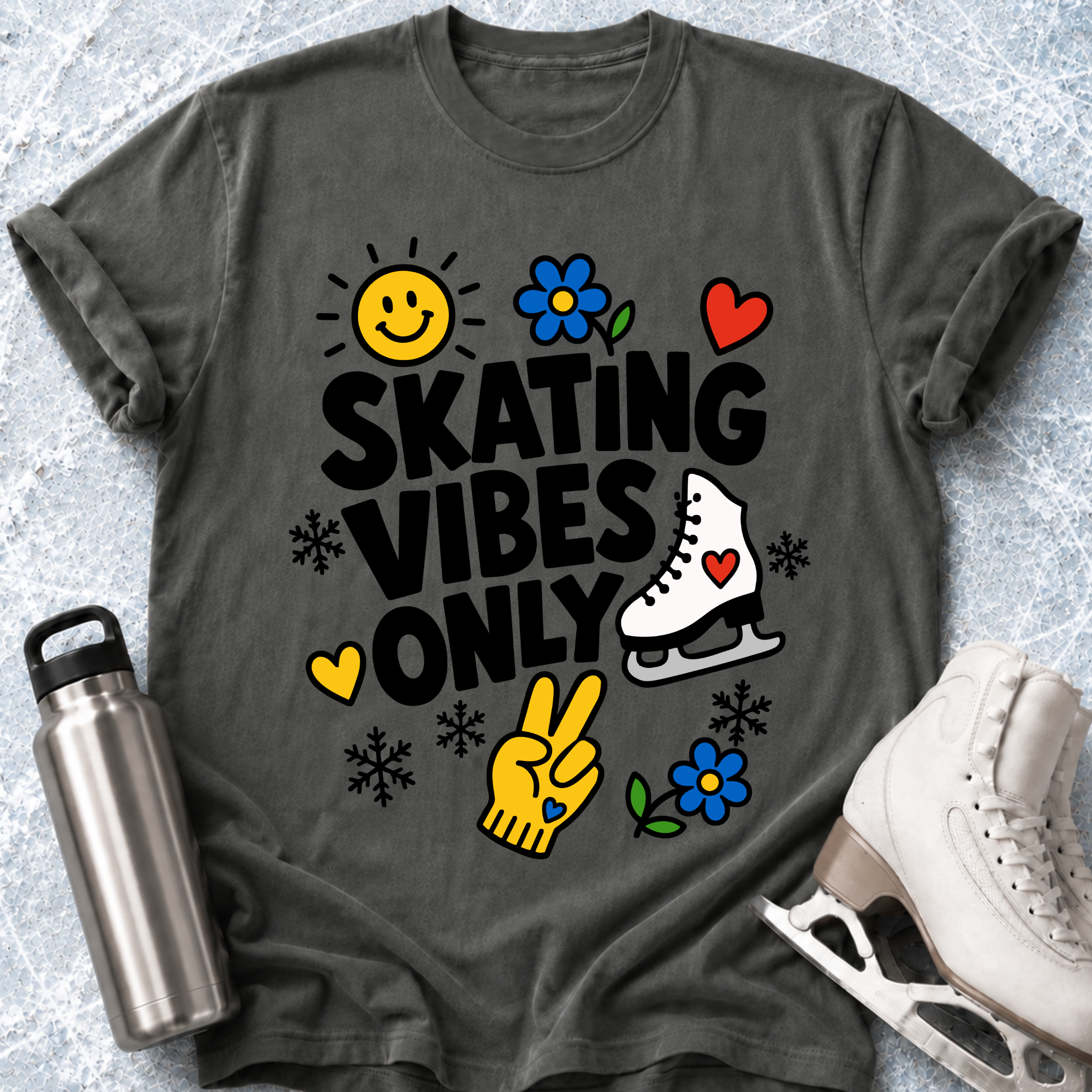 Skating Vibes Only T-Shirt