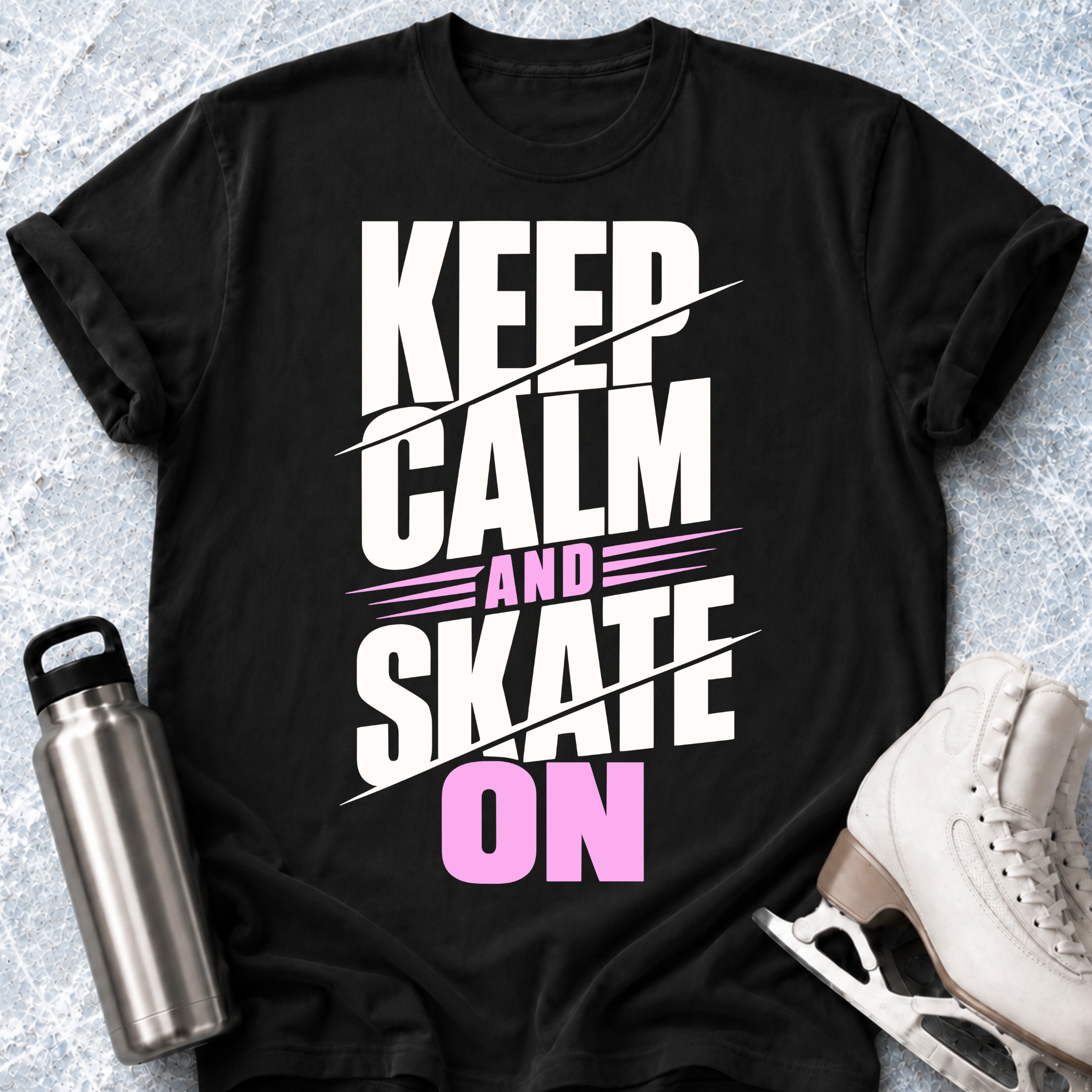 Keep Calm & Skate On T-Shirt