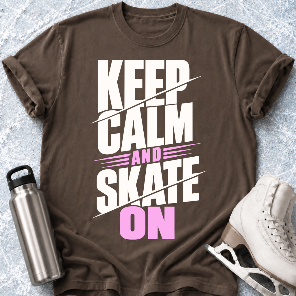 Keep Calm & Skate On T-Shirt