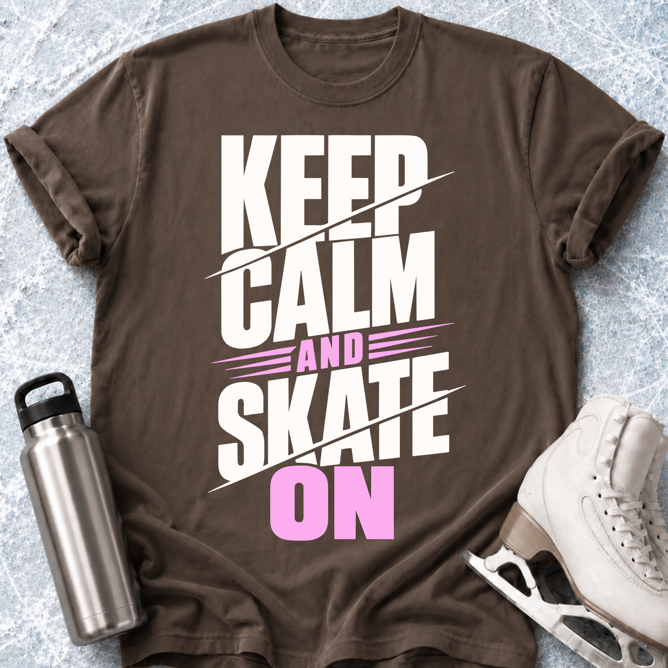 Keep Calm & Skate On T-Shirt