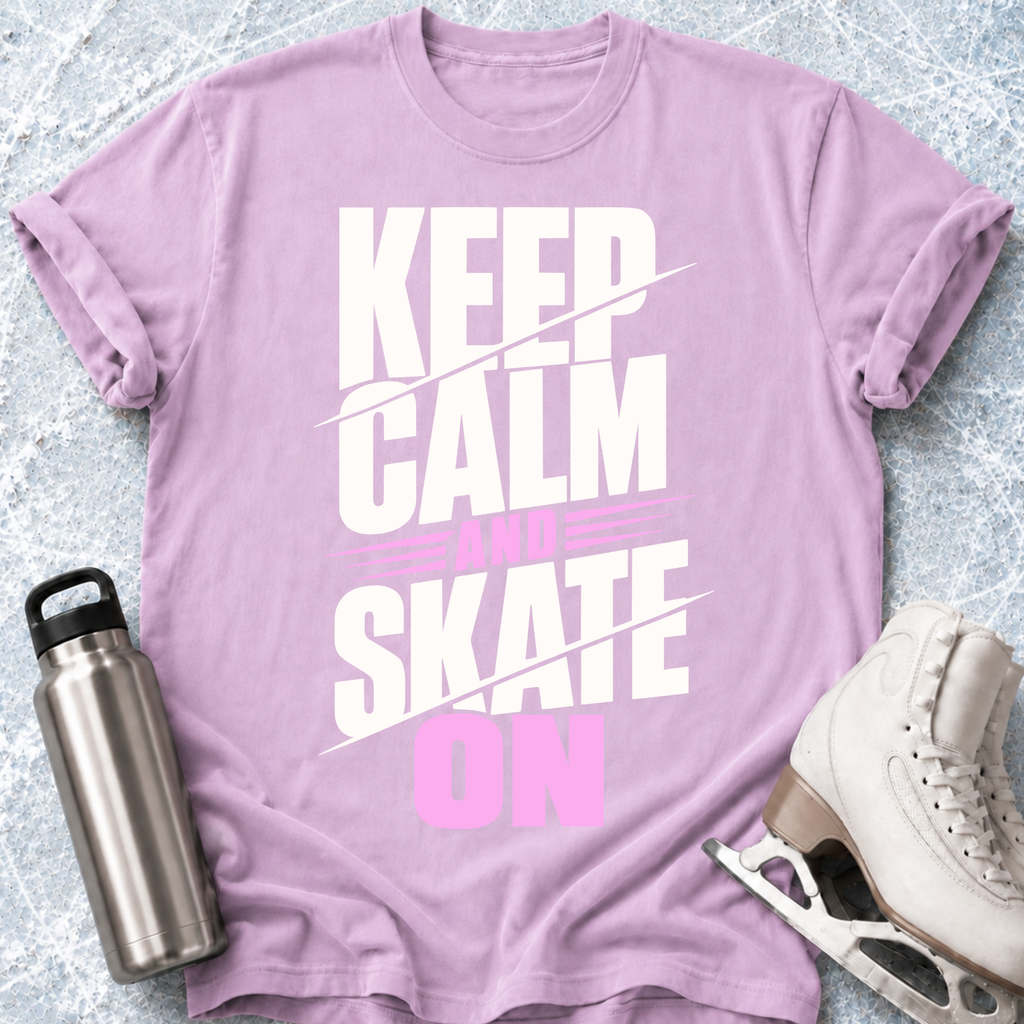 Keep Calm & Skate On T-Shirt