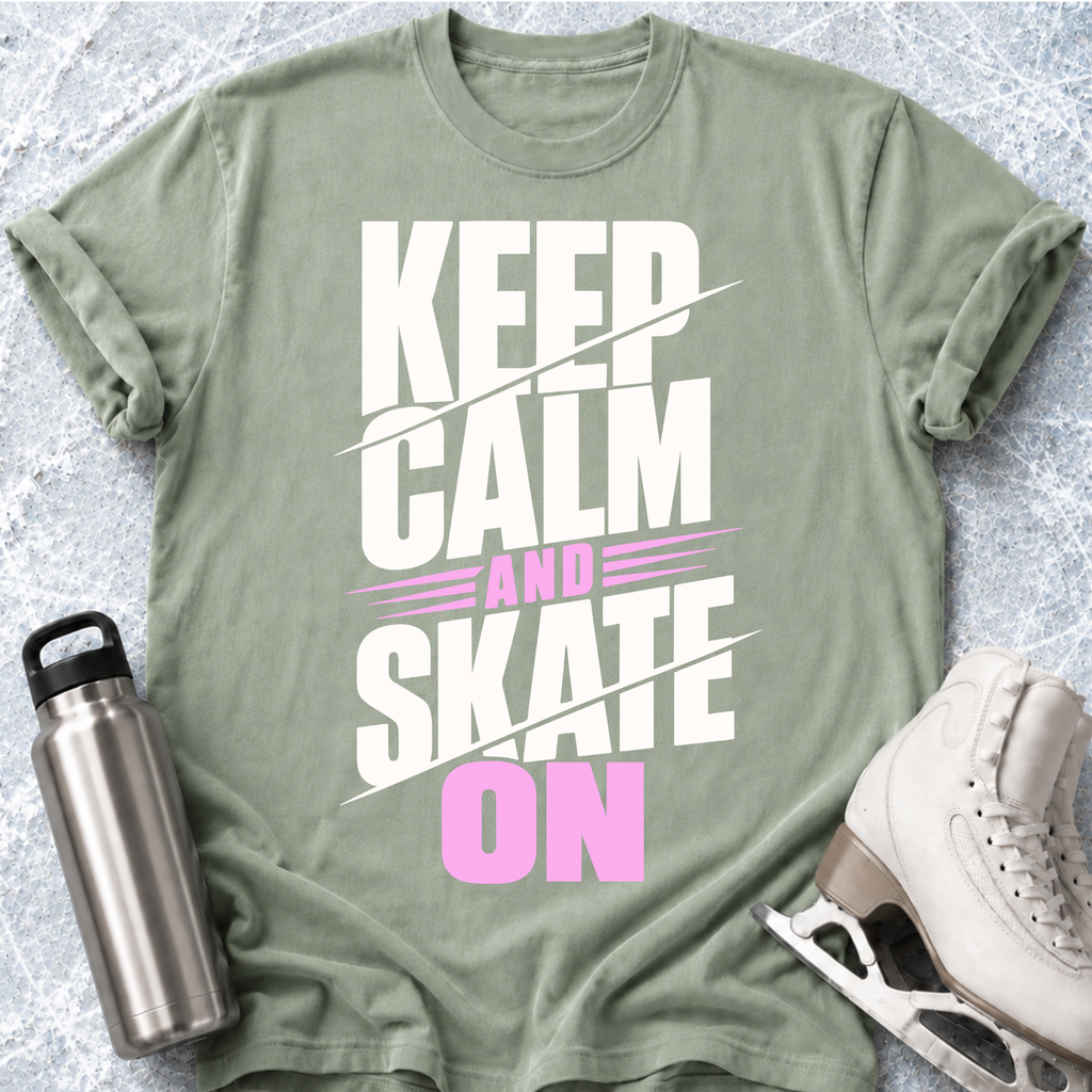 Keep Calm & Skate On T-Shirt