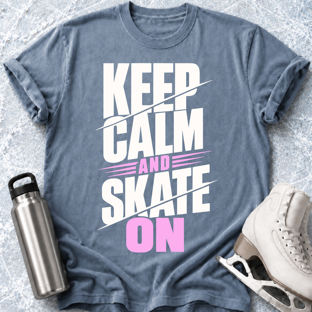 Keep Calm & Skate On T-Shirt