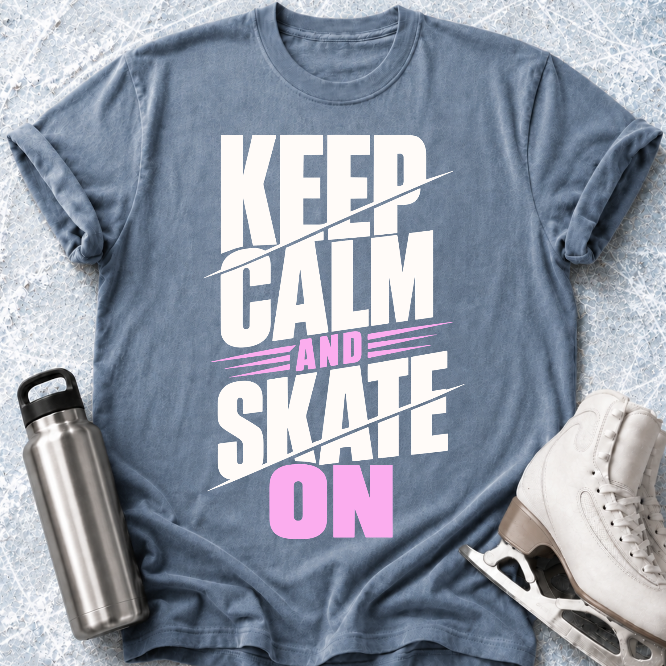 Keep Calm & Skate On T-Shirt