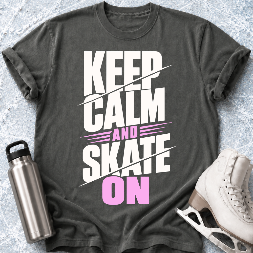 Keep Calm & Skate On T-Shirt