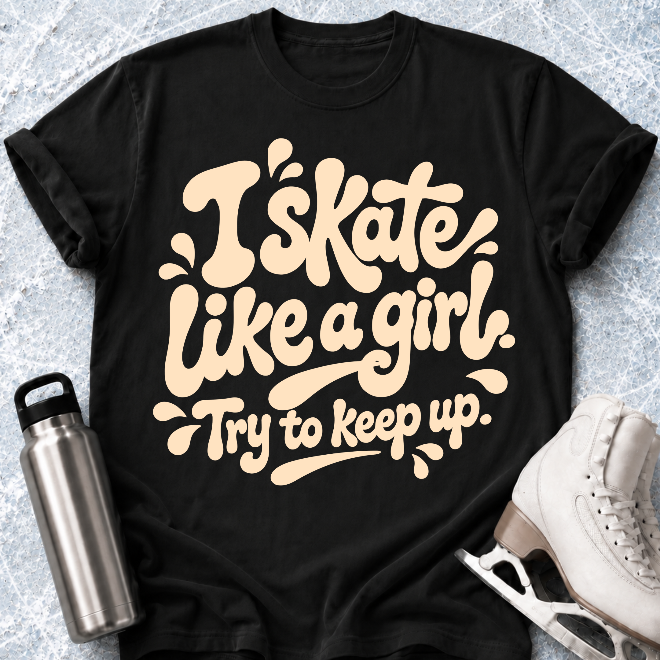 Skate Like A Girl- Keep Up T-Shirt