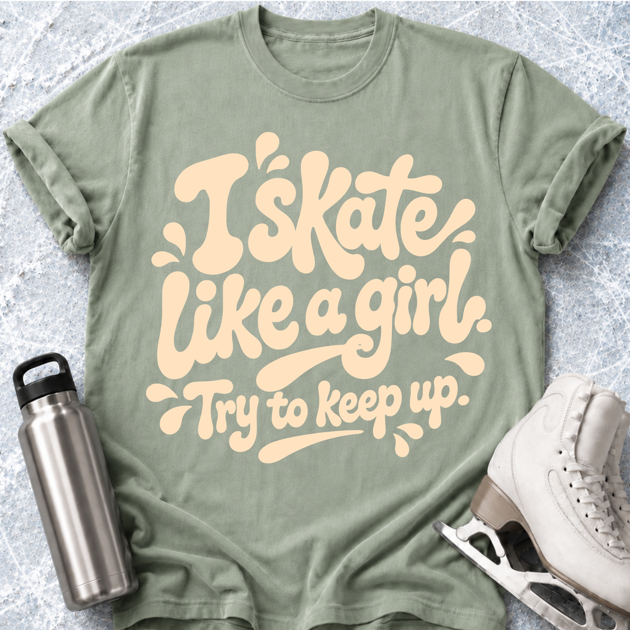 Skate Like A Girl- Keep Up T-Shirt