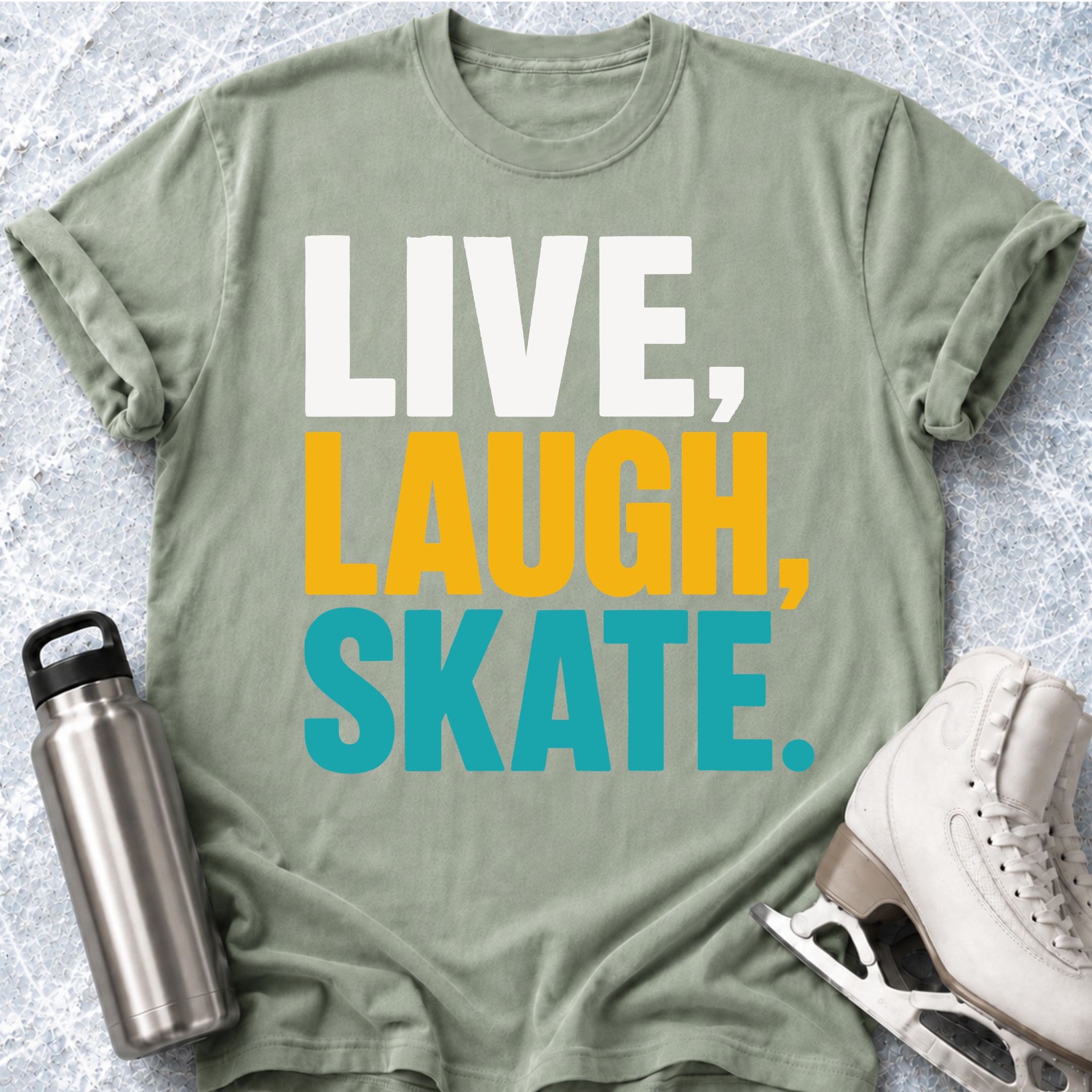 Live, Laugh, Skate T-Shirt
