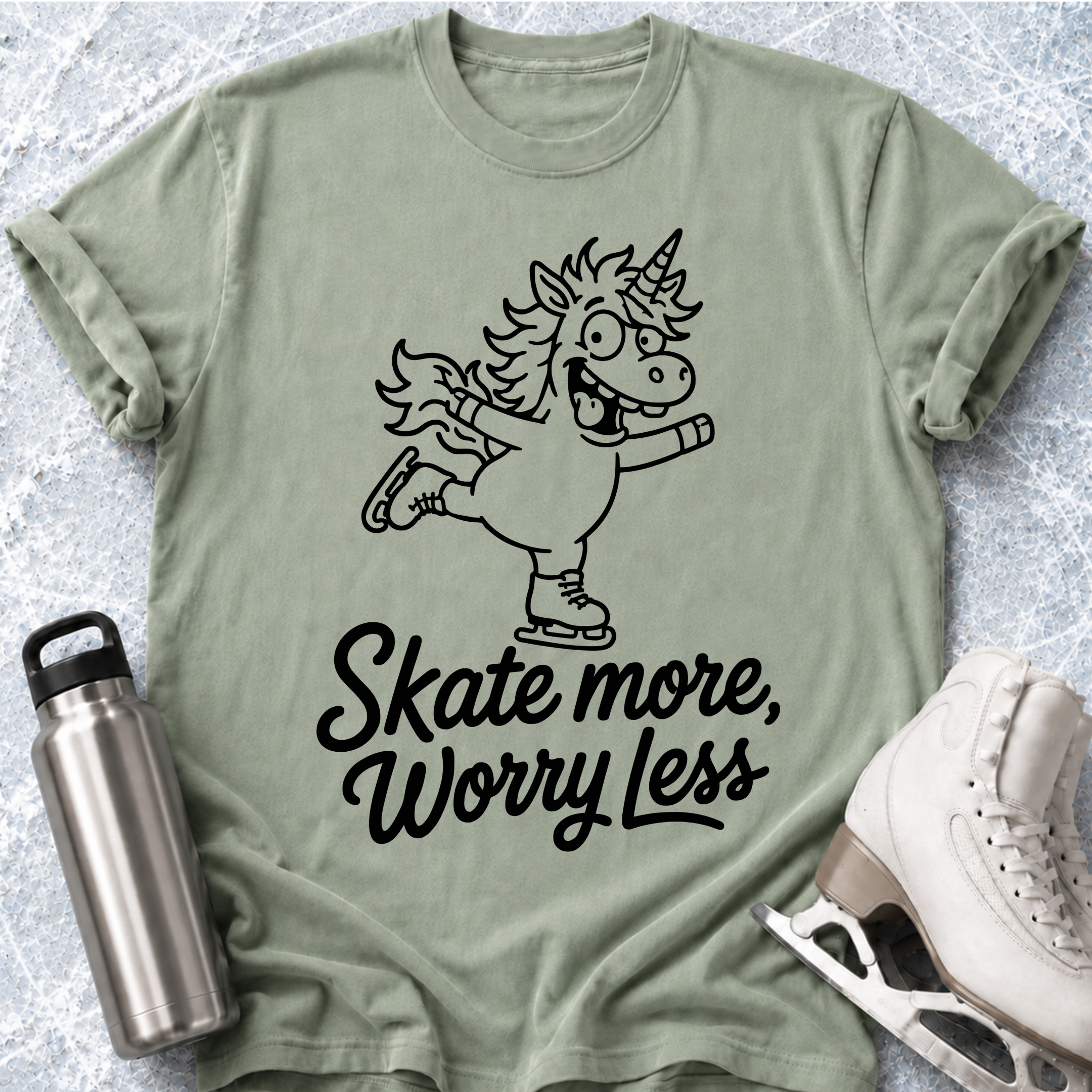 Worry Less- Unicorn T-Shirt