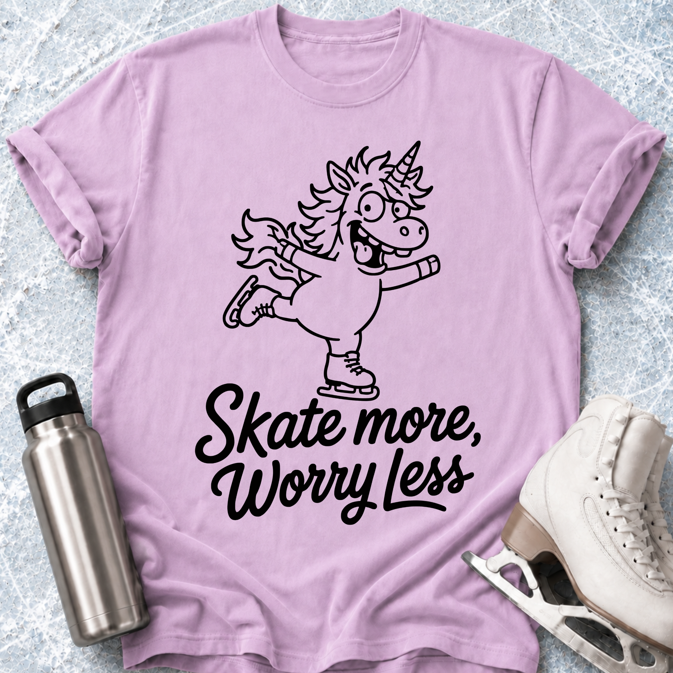 Worry Less- Unicorn T-Shirt