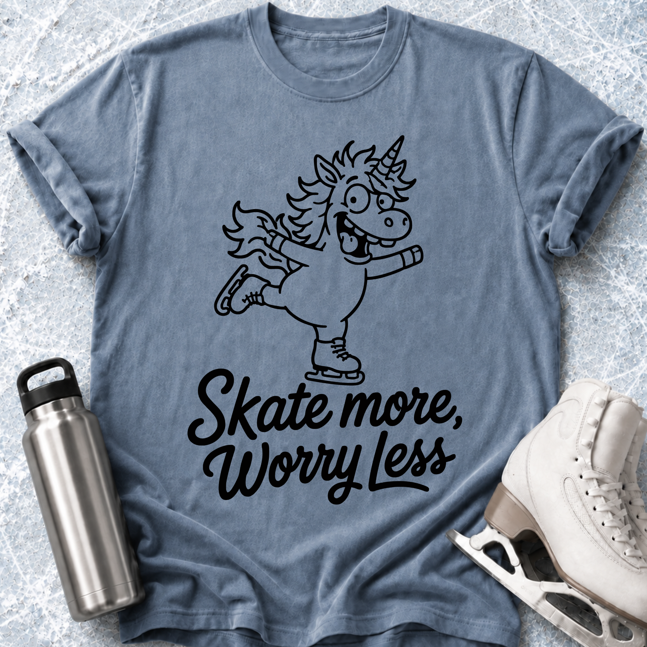 Worry Less- Unicorn T-Shirt