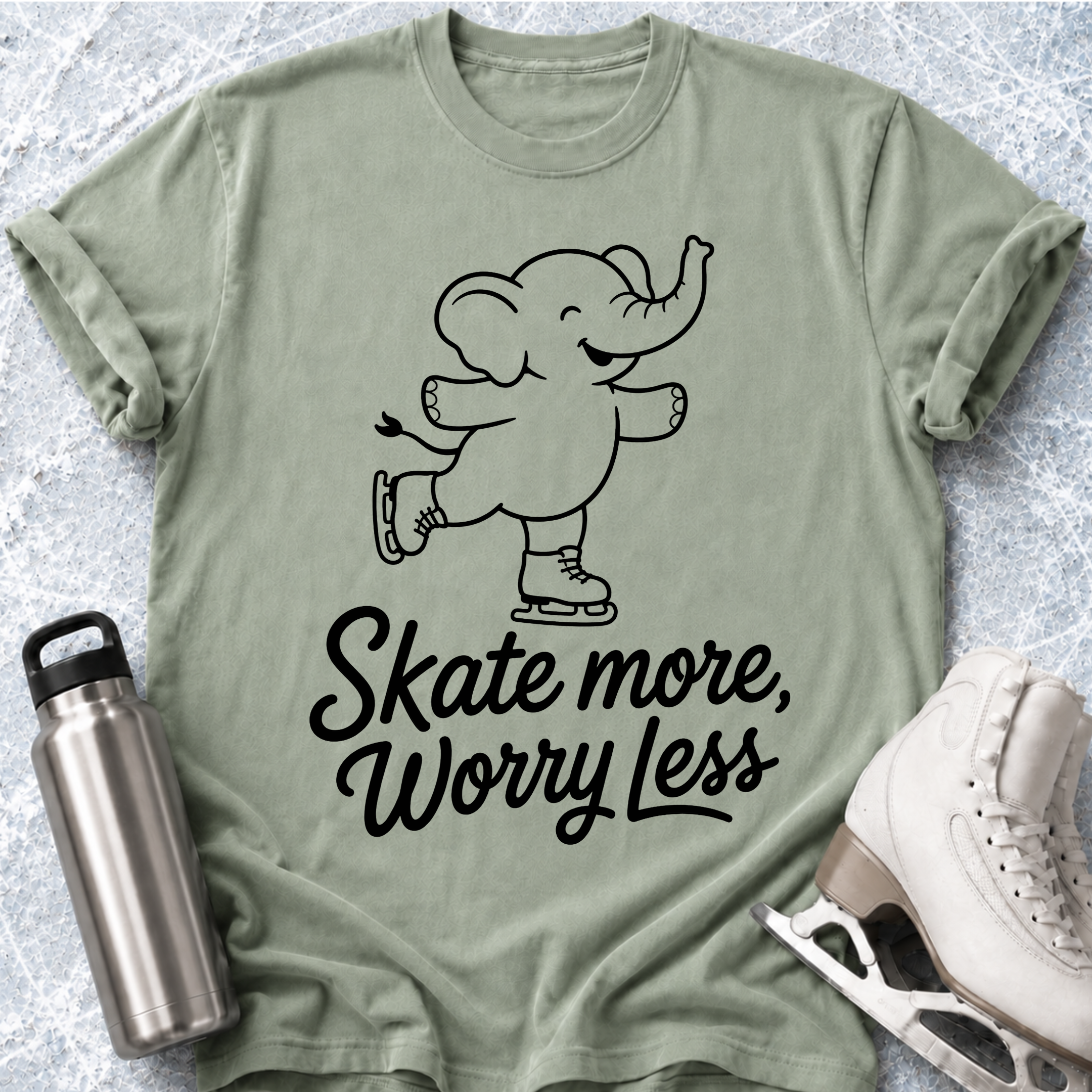 Worry Less- Elephant T-Shirt
