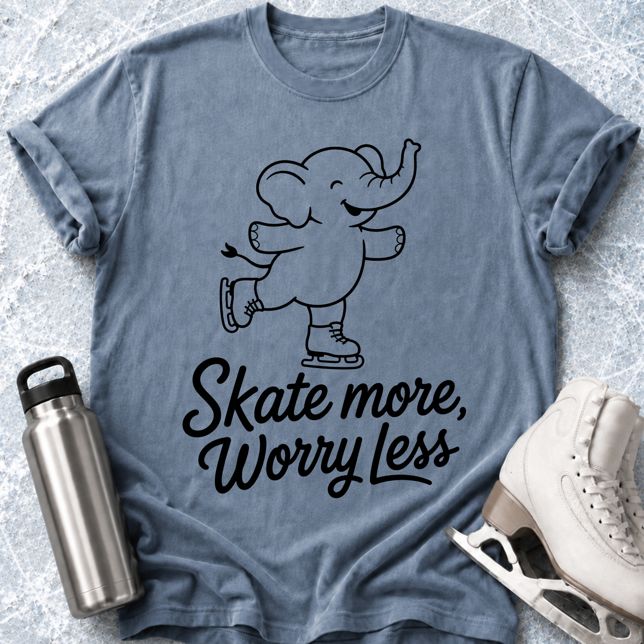 Worry Less- Elephant T-Shirt