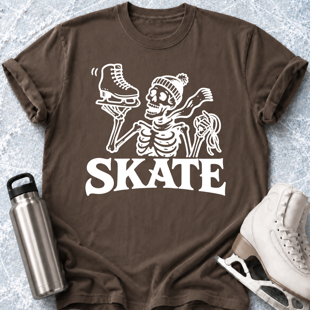 Skeleton-SKATE T-Shirt
