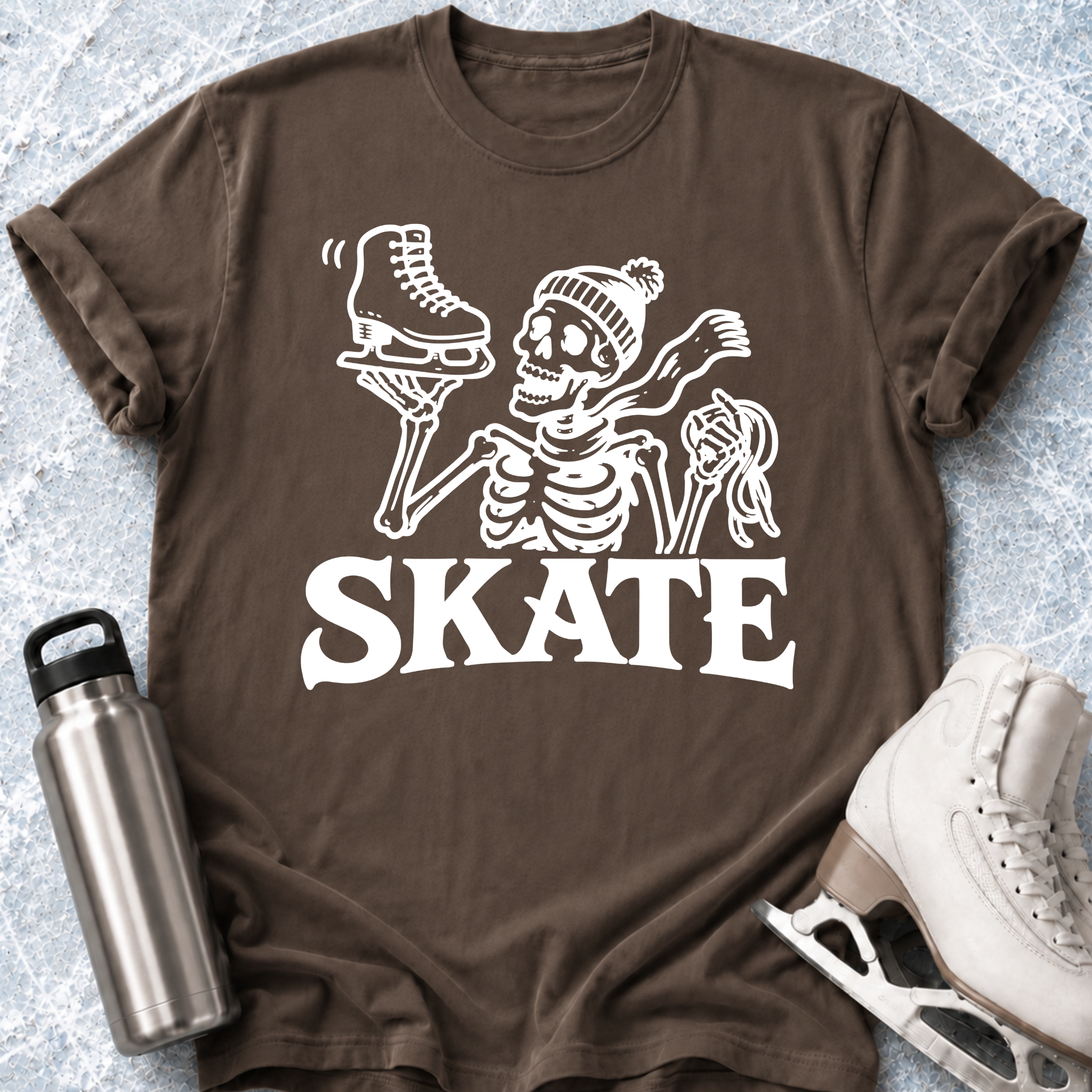 Skeleton-SKATE T-Shirt