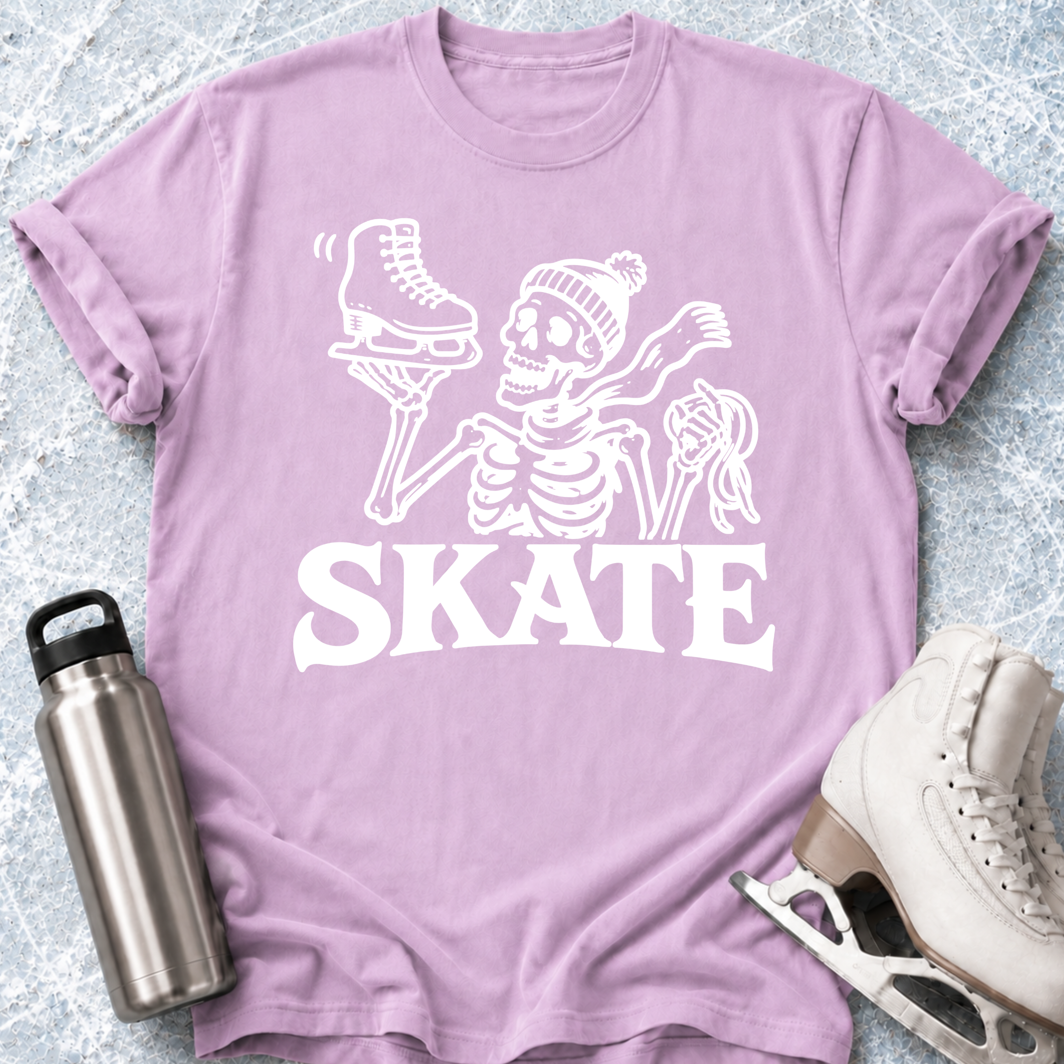 Skeleton-SKATE T-Shirt