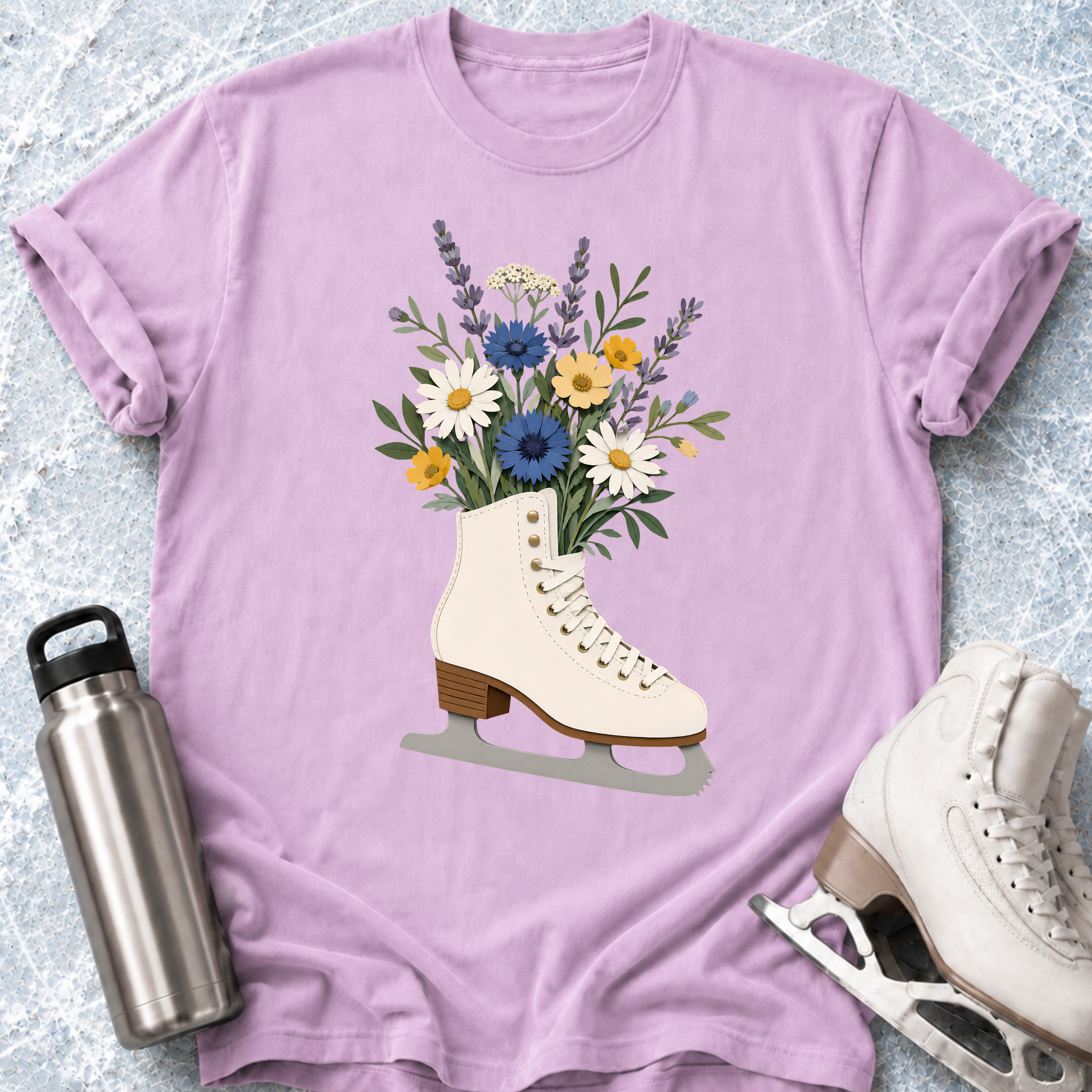 Skate Flowers T-Shirt