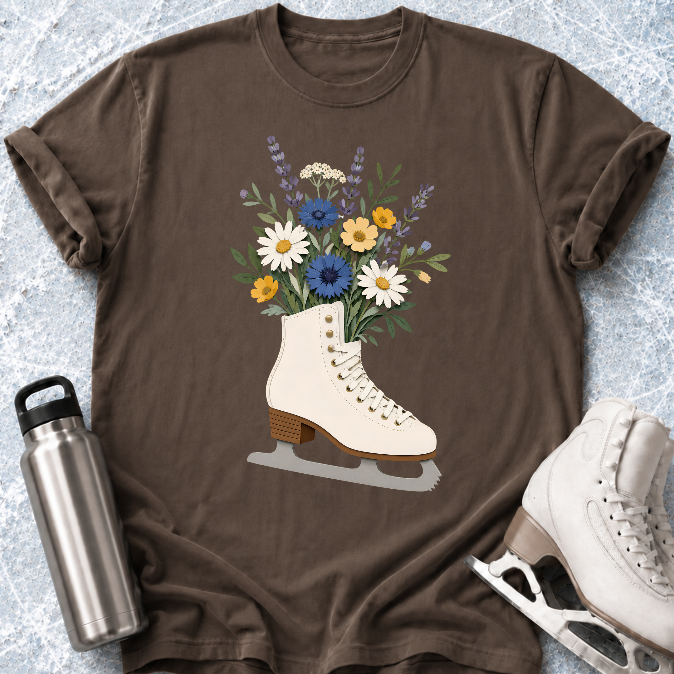 Skate Flowers T-Shirt