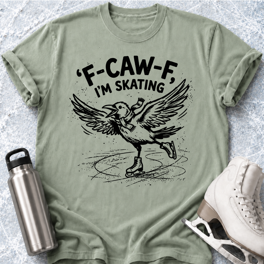 Skating Crow T-Shirt