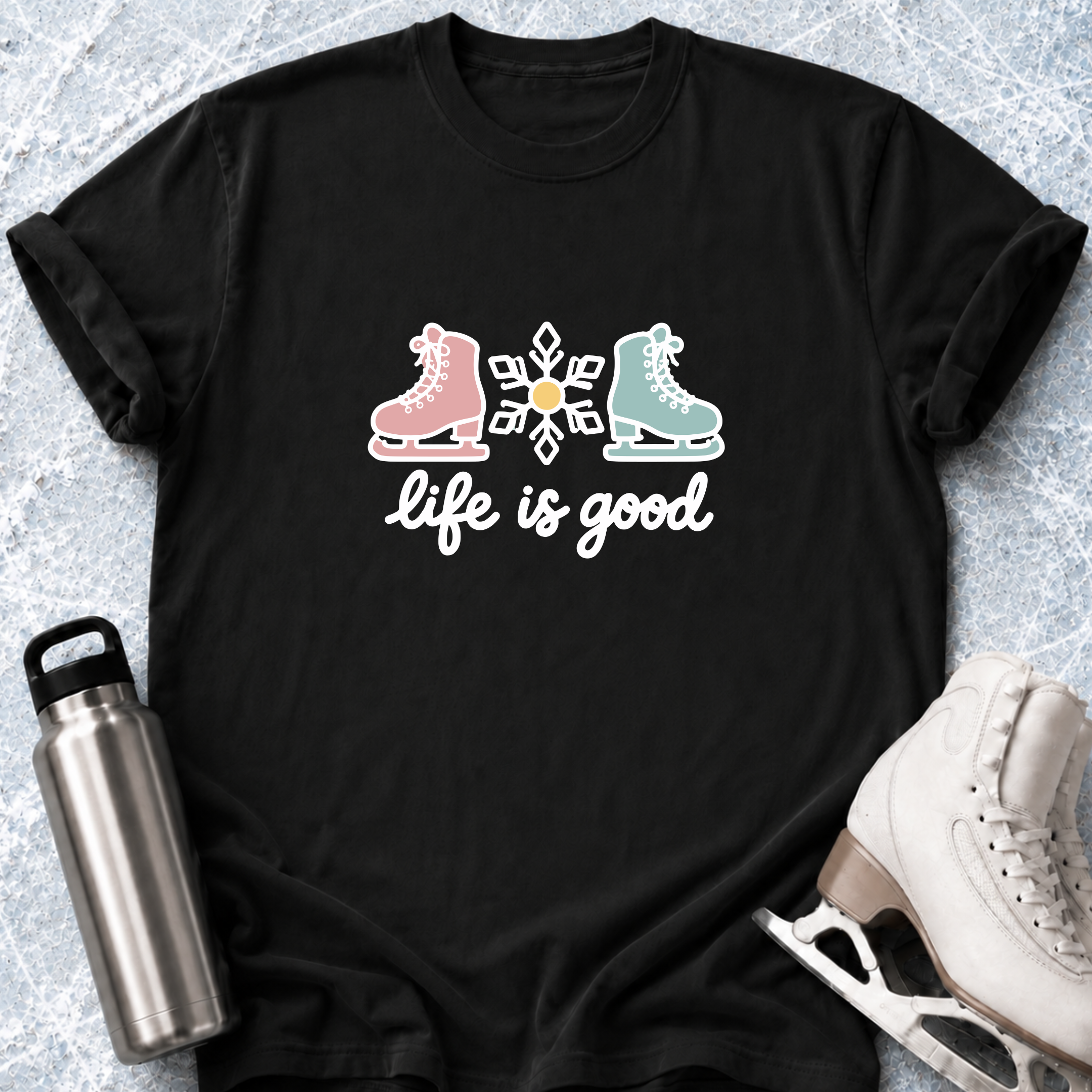Life Is Good Side T-Shirt