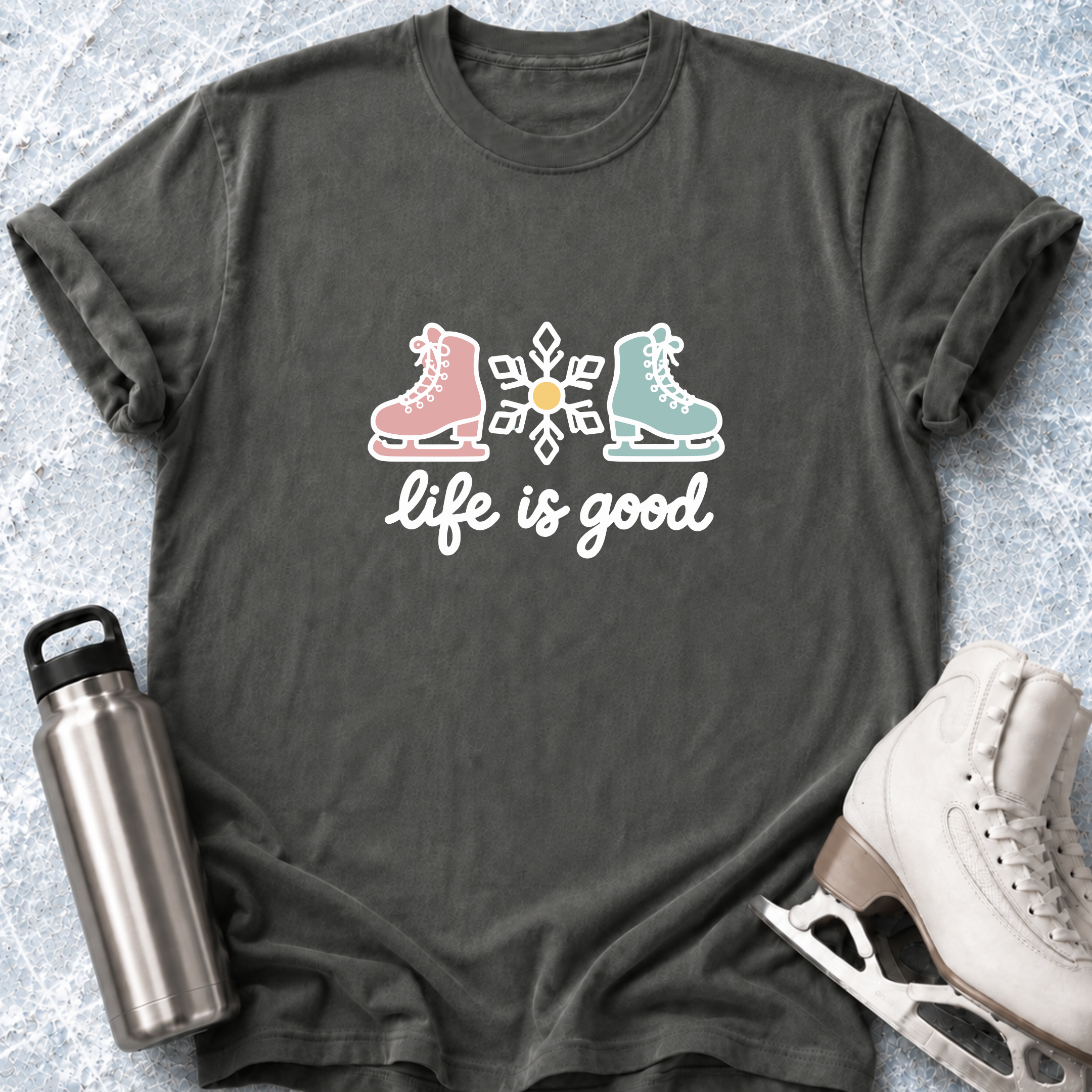 Life Is Good Side T-Shirt