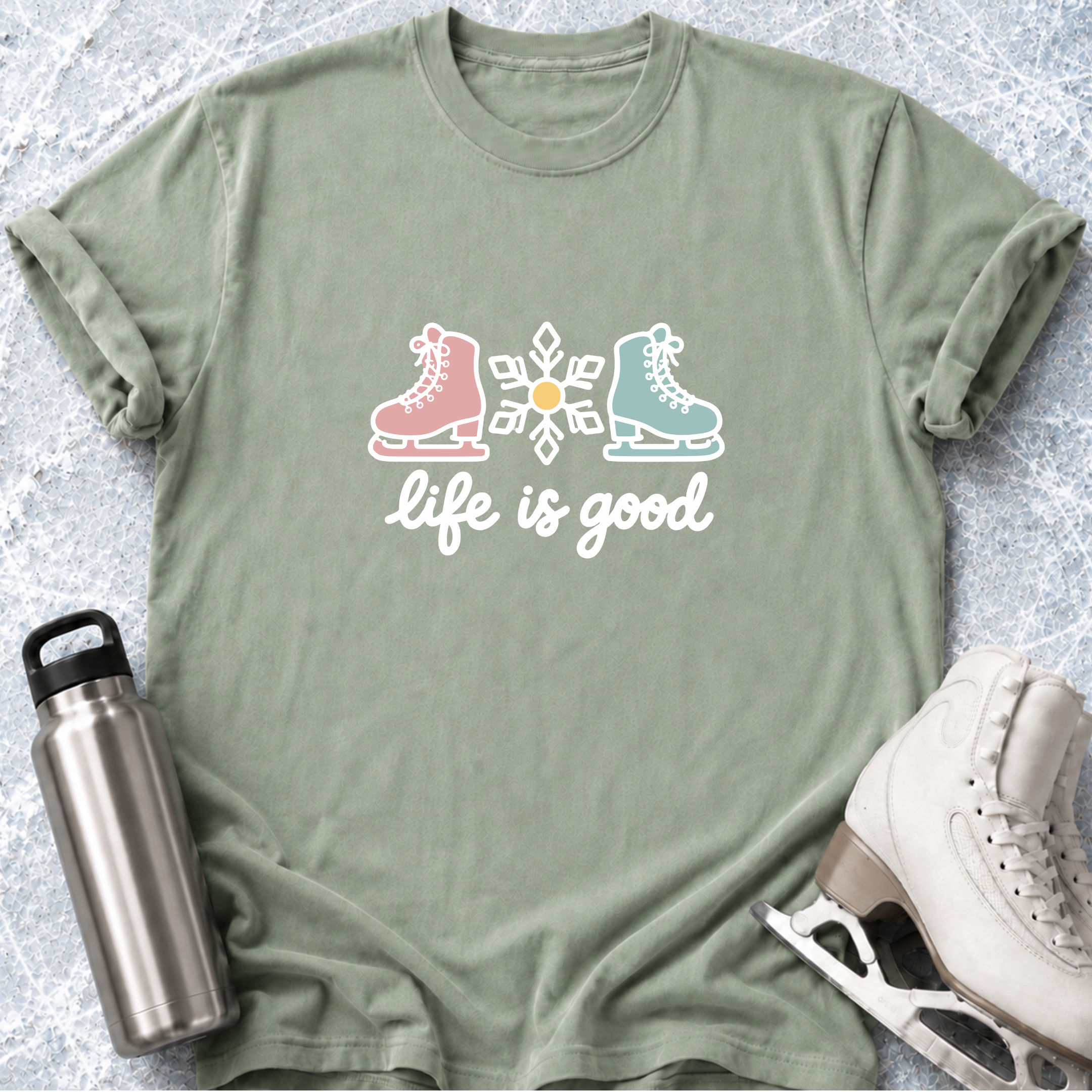 Life Is Good Side T-Shirt