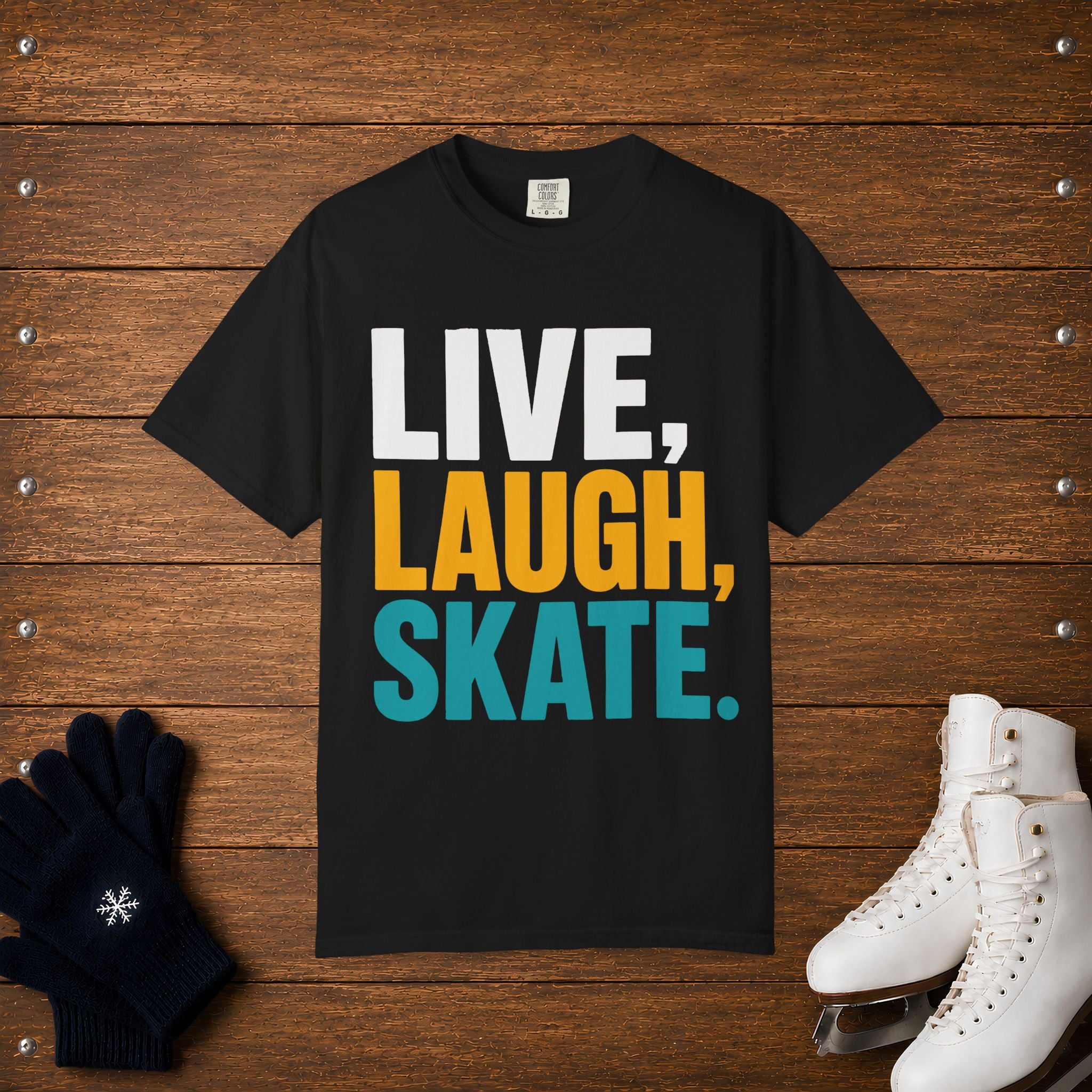 Live, Laugh, Skate T-Shirt
