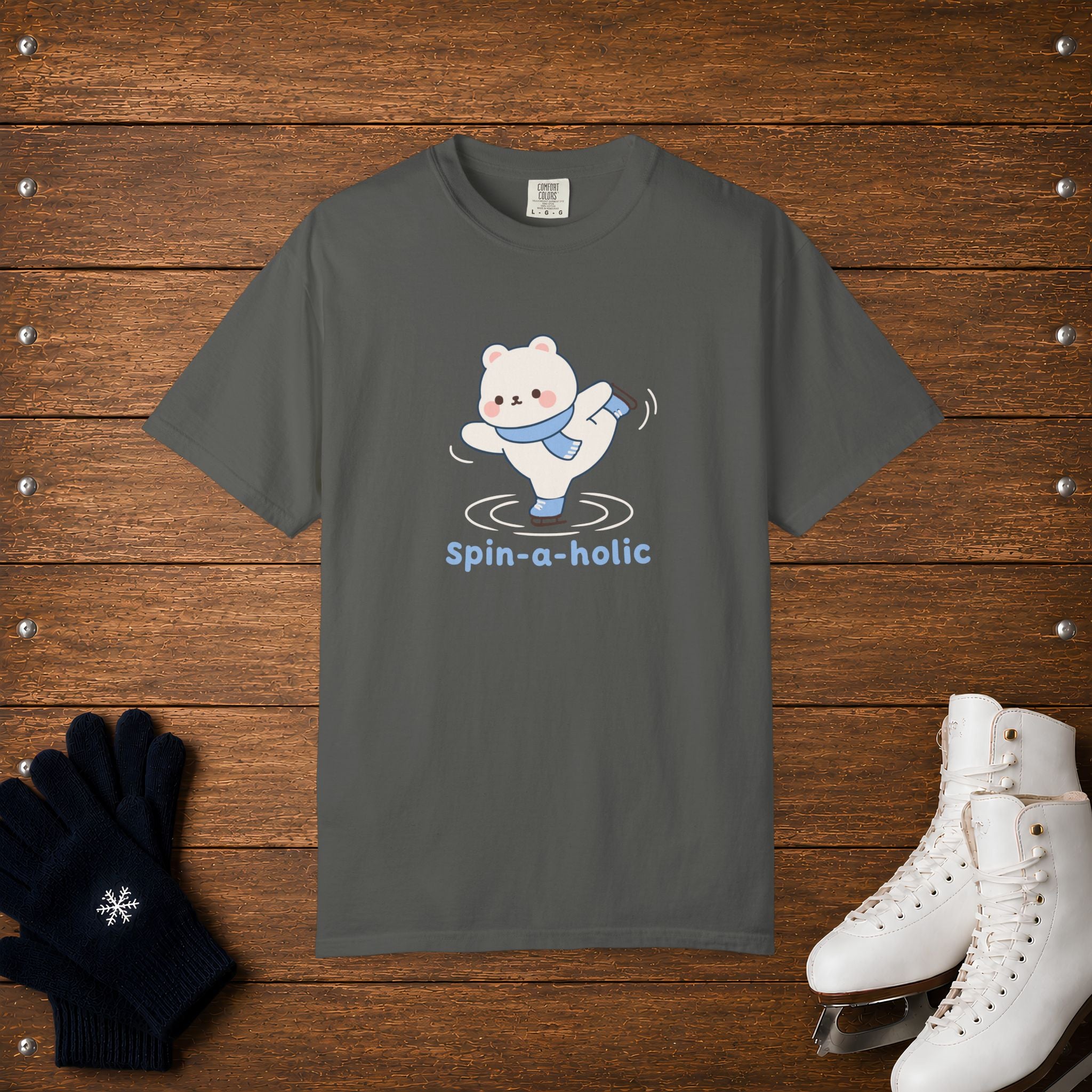Spin-a-holic Bear T-Shirt