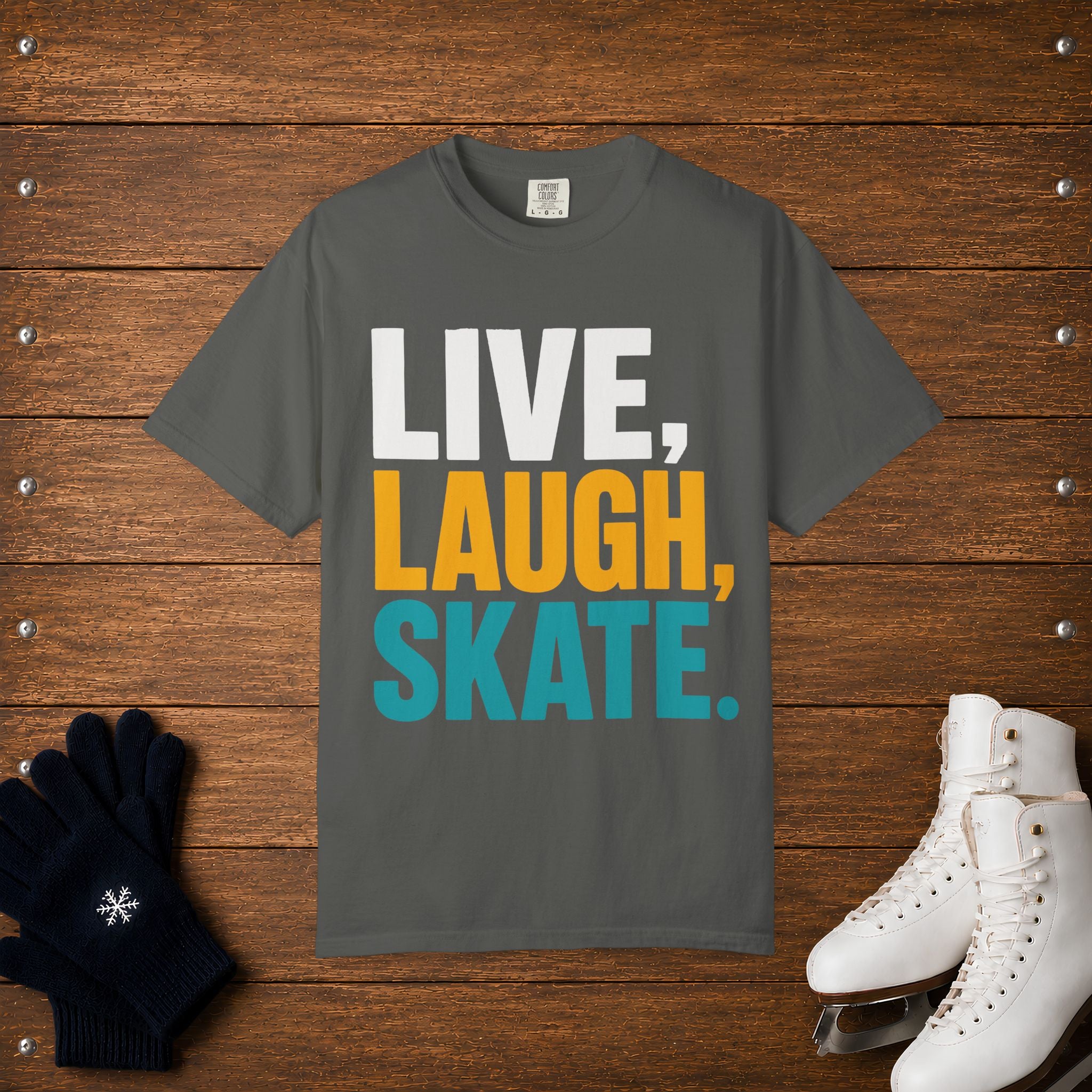 Live, Laugh, Skate T-Shirt