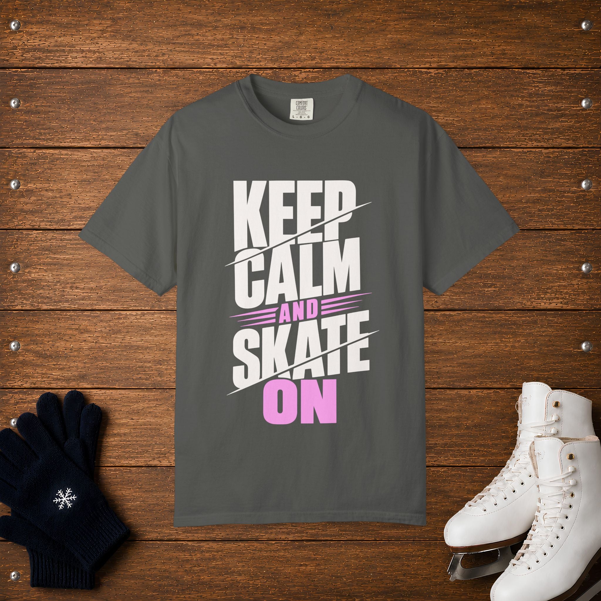 Keep Calm & Skate On T-Shirt